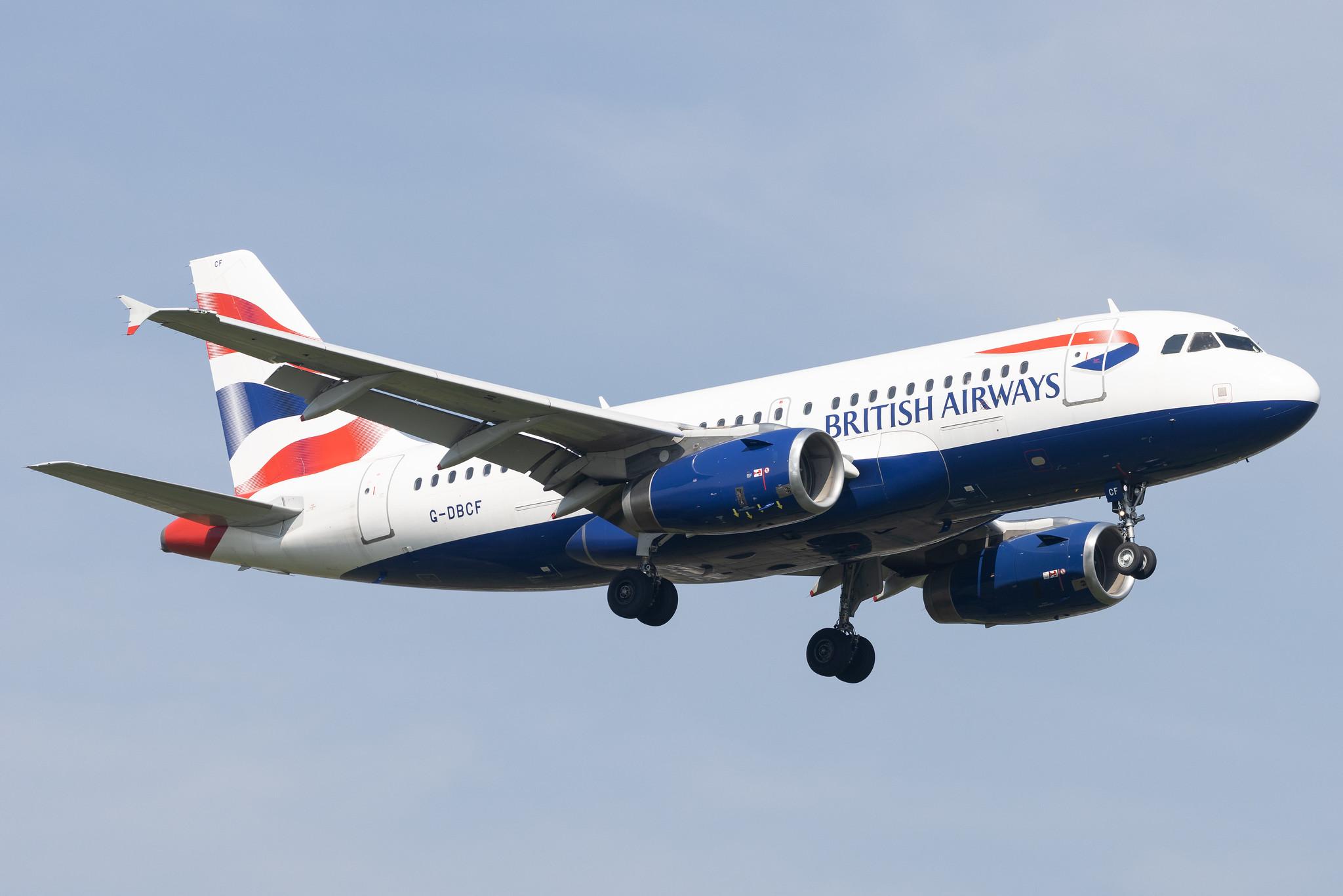 London Heathrow: British Airways (BA / BAW) |  Airbus A319-131 A319 | G-DBCF | MSN 2466