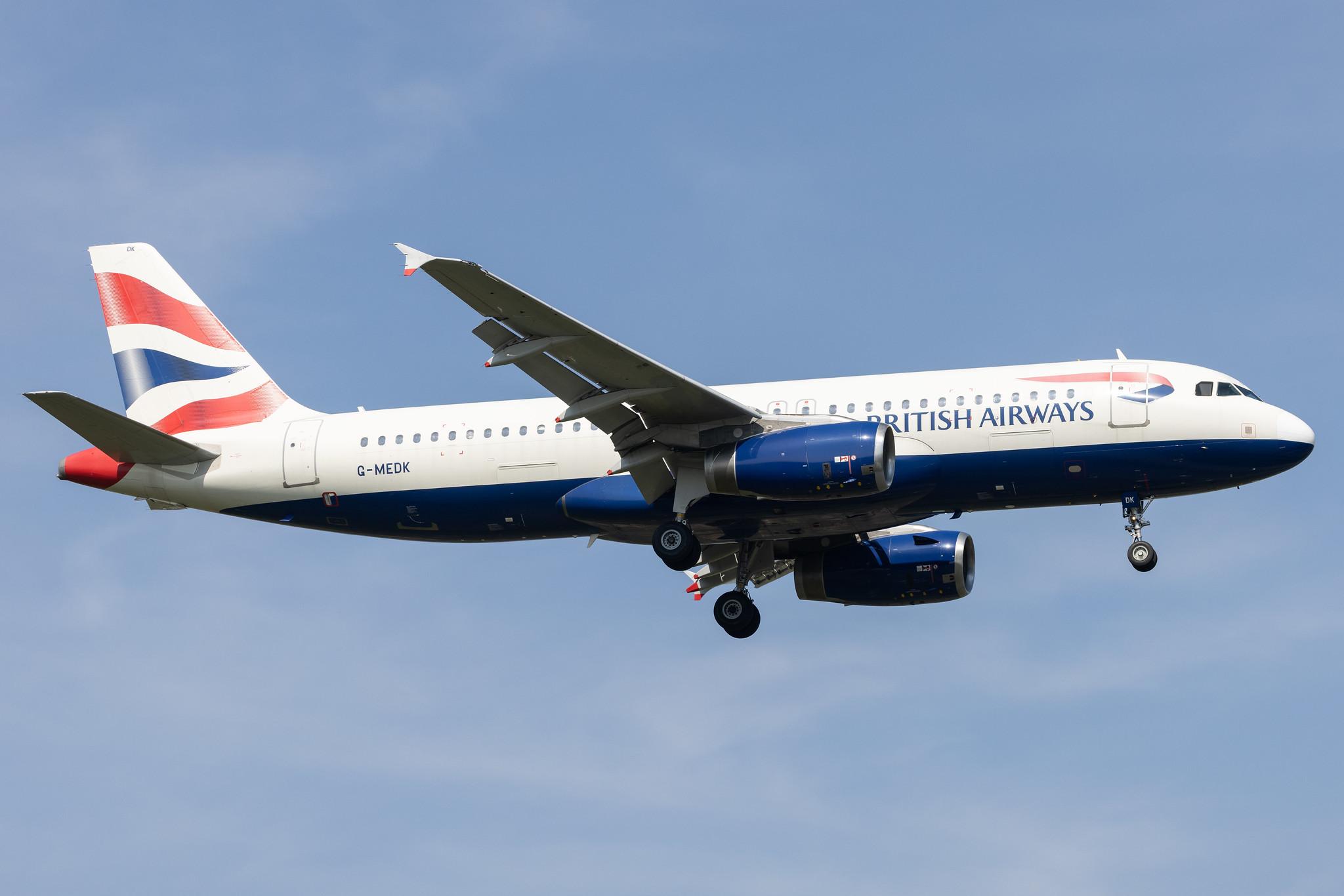 London Heathrow: British Airways (BA / BAW) |  Airbus A320-232 A320 | G-MEDK | MSN 2441