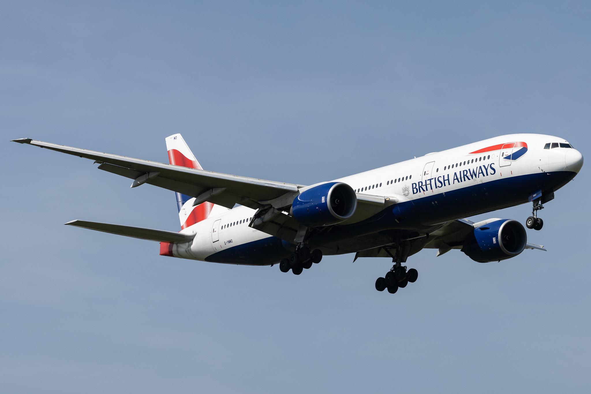 London Heathrow: British Airways (BA / BAW) |  Boeing 777-236(ER) B772 | G-YMMO | MSN 30317