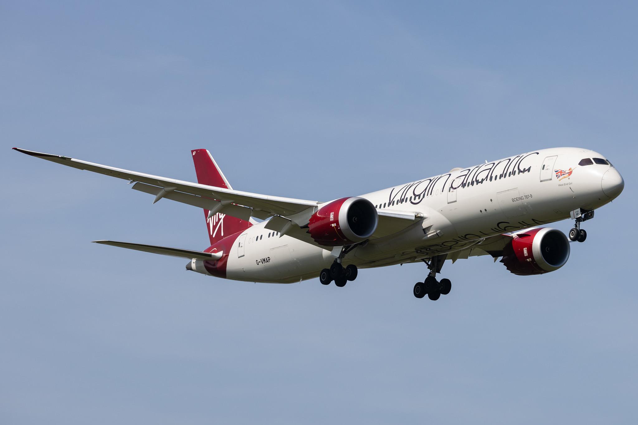 London Heathrow: Virgin Atlantic (VS / VIR) |  Boeing 787-9 Dreamliner B789 | G-VMAP | MSN 38047