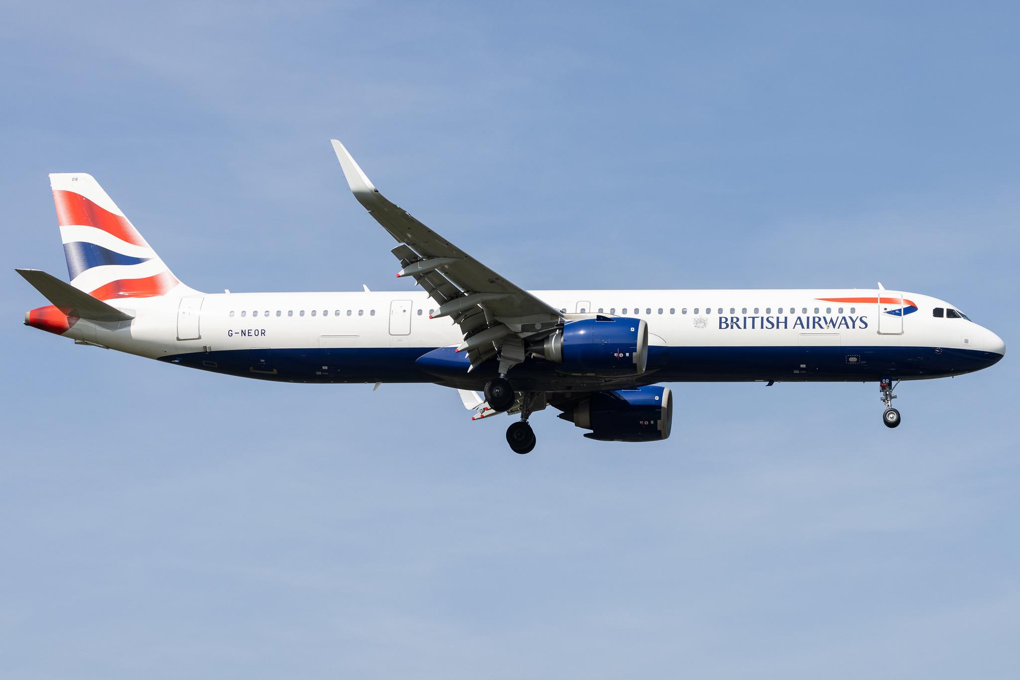 London Heathrow: British Airways (BA / BAW) |  Airbus A321-251NX A21N | G-NEOR | MSN 8526