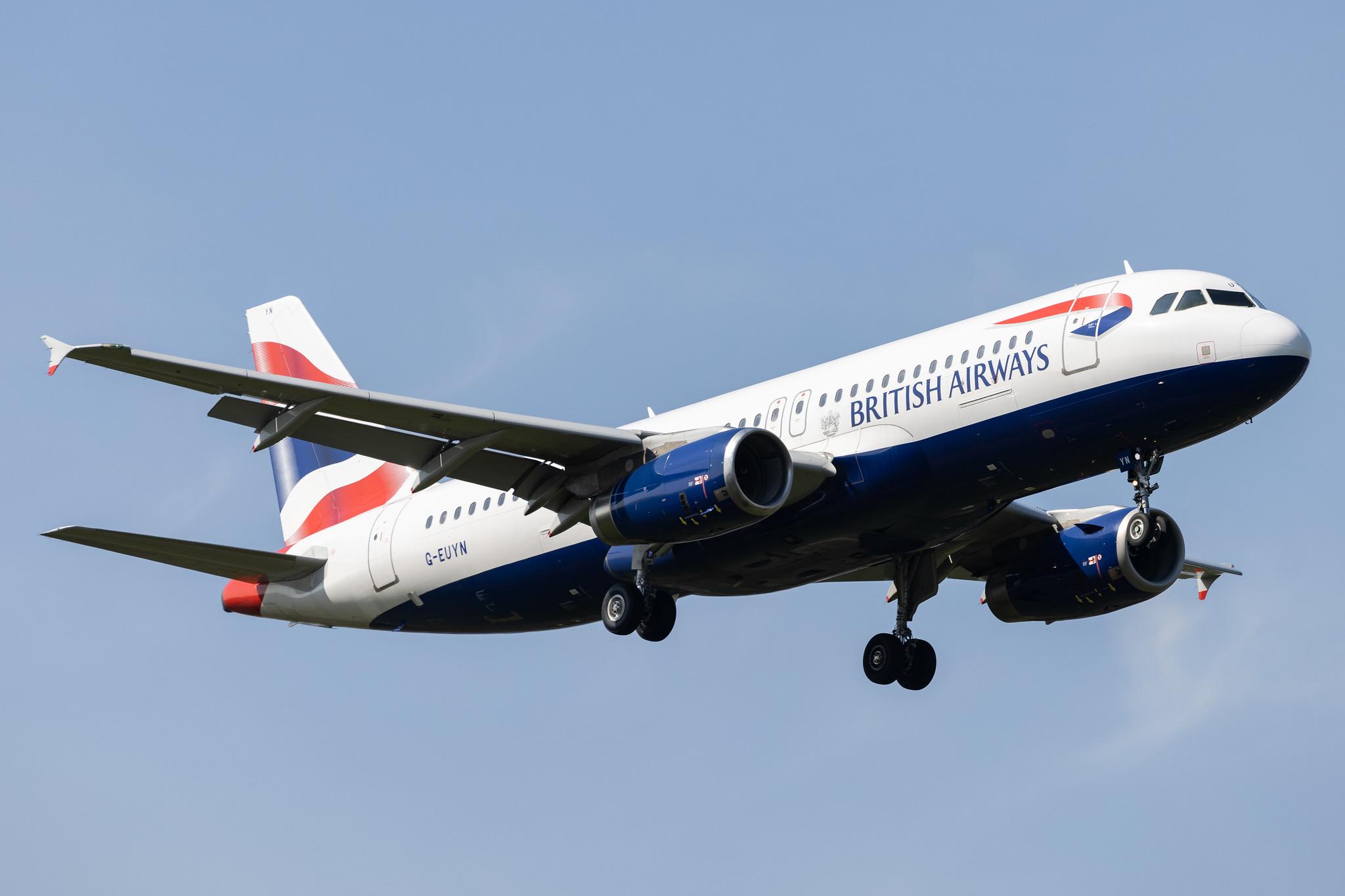 London Heathrow: British Airways (BA / BAW) |  Airbus A320-232 A320 | G-EUYN | MSN 4975