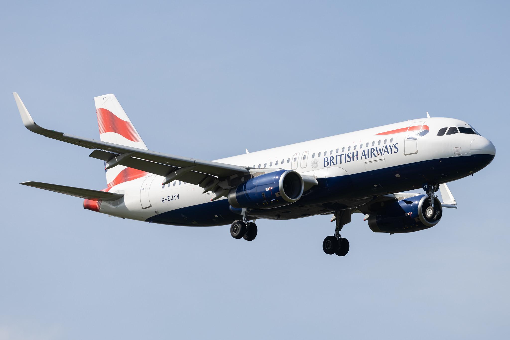 London Heathrow: British Airways (BA / BAW) |  Airbus A320-232 A320 | G-EUYV | MSN 6091