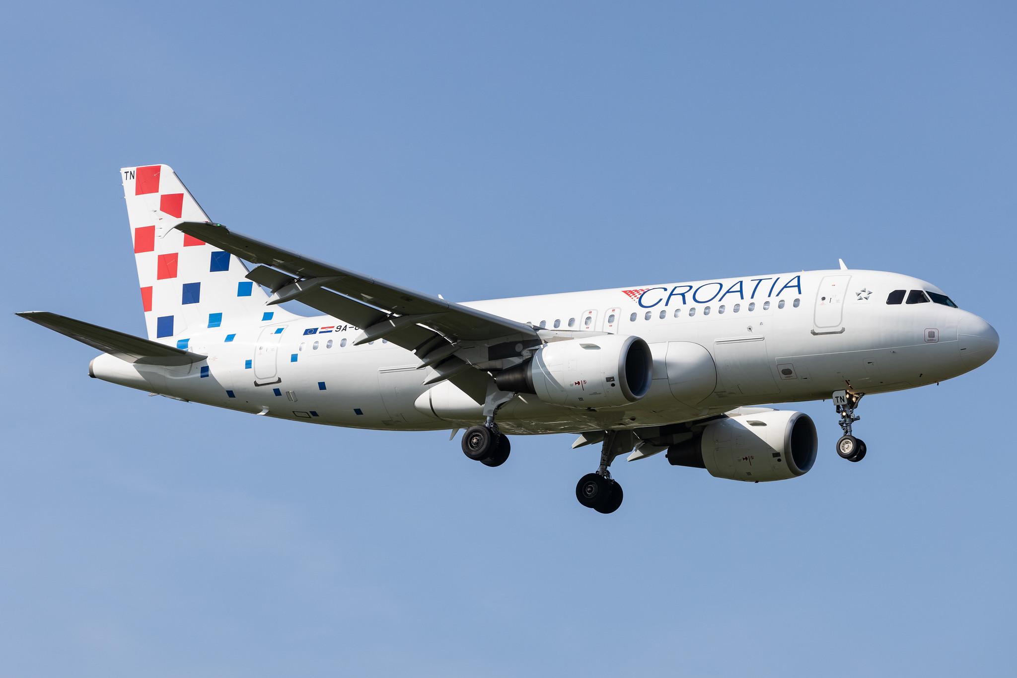 London Heathrow: Croatia Airlines (OU / CTN) |  Airbus A319-112 A319 | 9A-CTN | MSN 5085