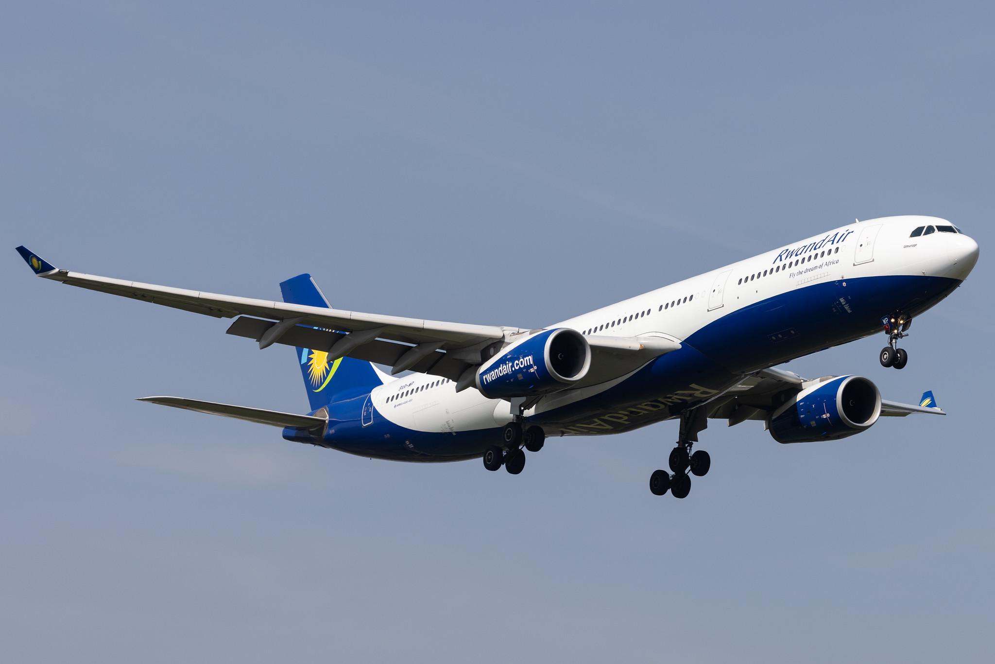 London Heathrow: RwandAir (WB / RWD) |  Airbus A330-343 A333 | 9XR-WP | MSN 1759