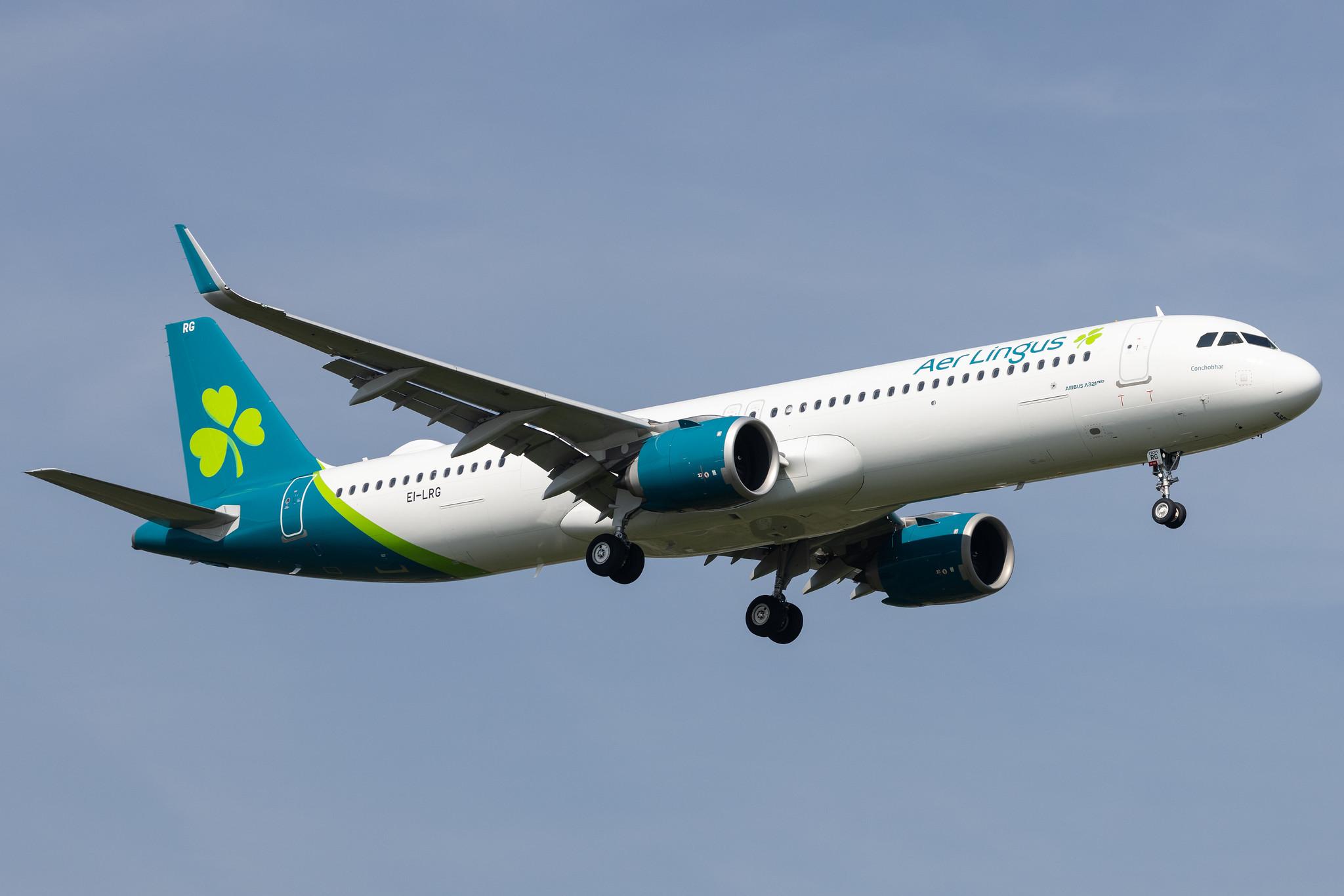 London Heathrow: Aer Lingus (EI / EIN) |  Airbus A321-253NX A21N | EI-LRG | MSN 10291