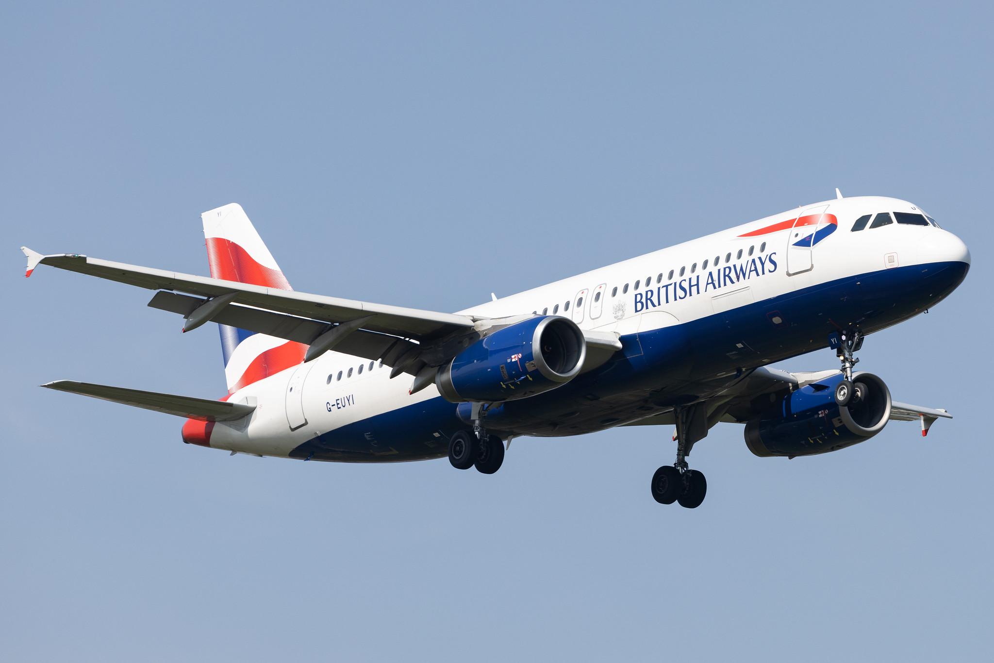 London Heathrow: British Airways (BA / BAW) |  Airbus A320-232 A320 | G-EUYI | MSN 4306