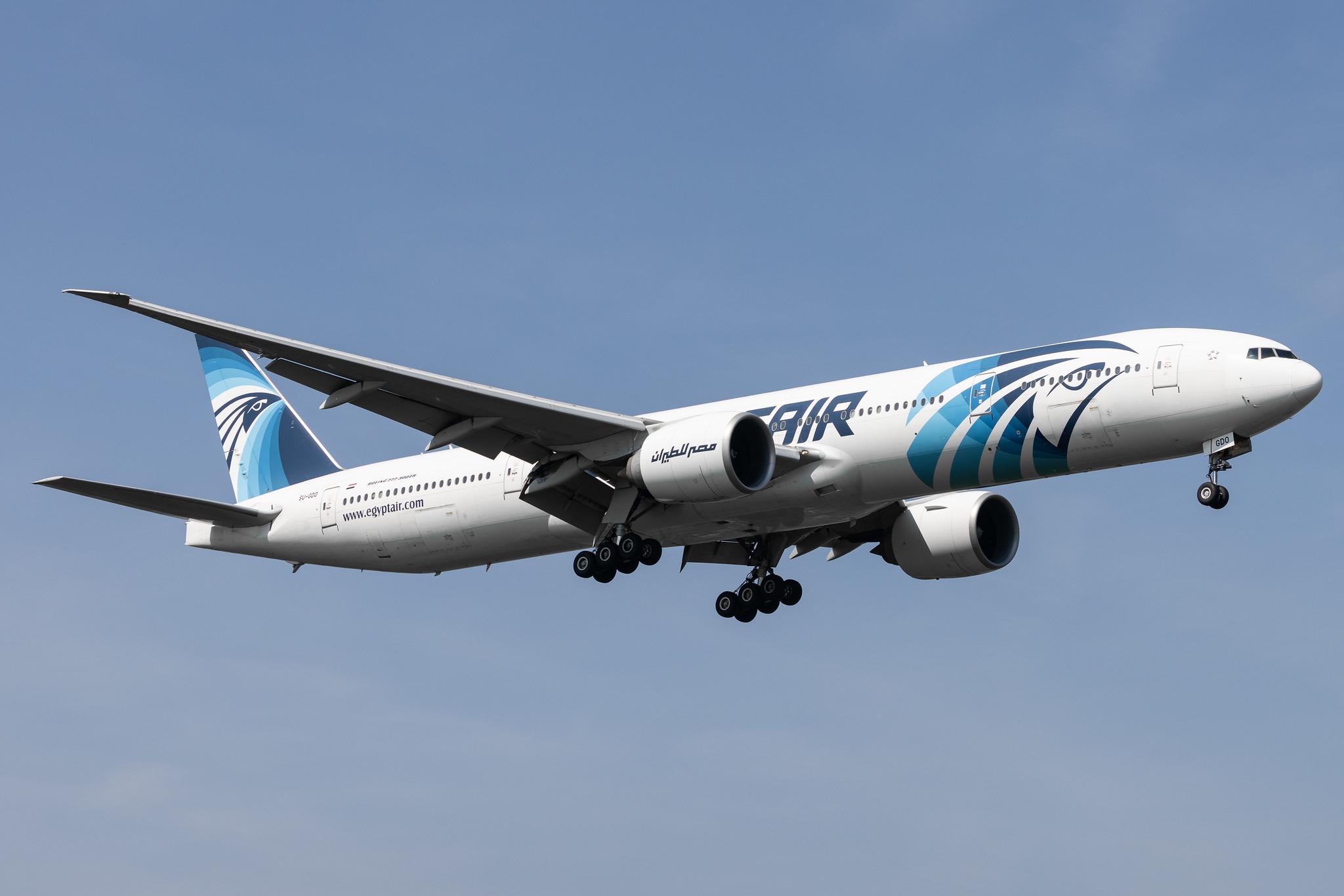London Heathrow: EgyptAir (MS / MSR) |  Boeing 777-36N(ER) B77W | SU-GDO | MSN 38289