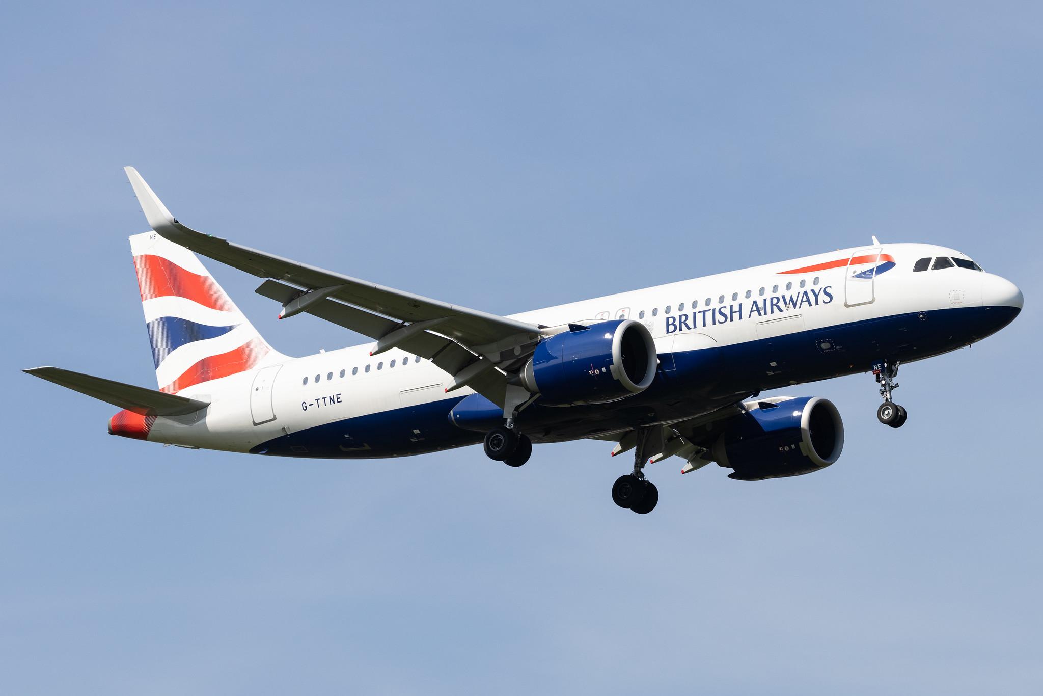 London Heathrow: British Airways (BA / BAW) |  Airbus A320-251N A20N | G-TTNE | MSN 8365
