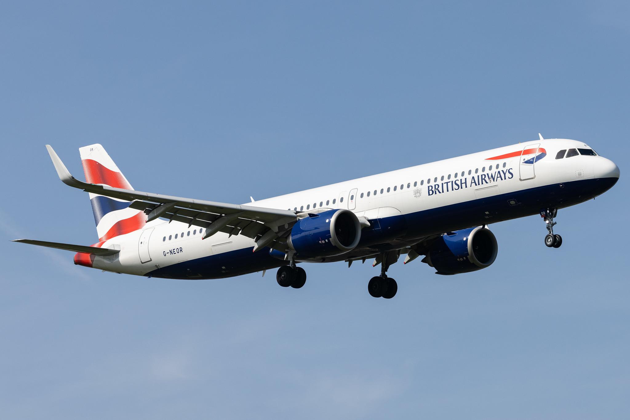 London Heathrow: British Airways (BA / BAW) |  Airbus A321-251NX A21N | G-NEOR | MSN 8526