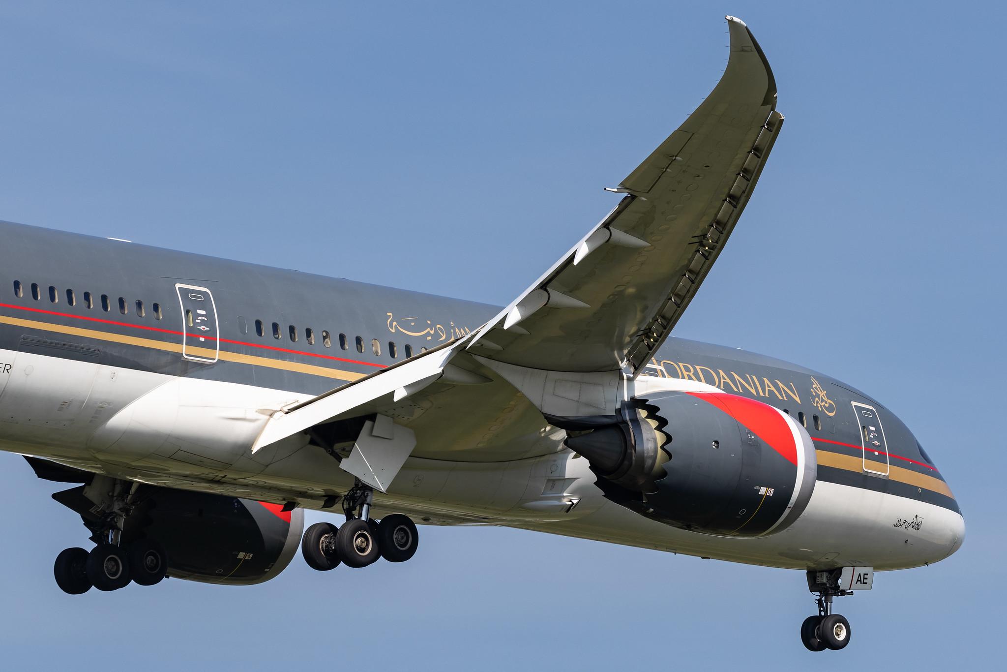 London Heathrow: Royal Jordanian (RJ / RJA) |  Boeing 787-8 Dreamliner B788 | JY-BAE | MSN 37166