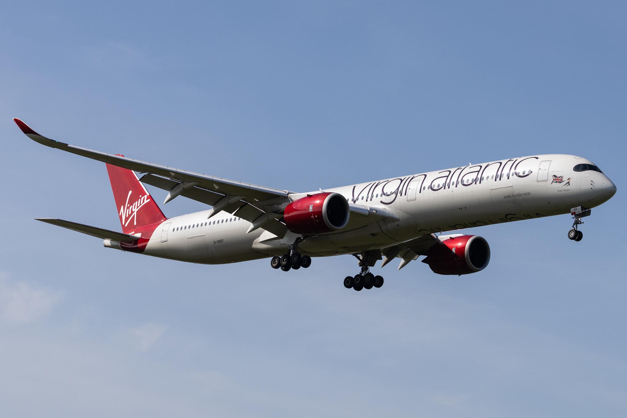 London Heathrow: Virgin Atlantic (VS / VIR) |  Airbus A350-1041 A35K | G-VDOT | MSN 071