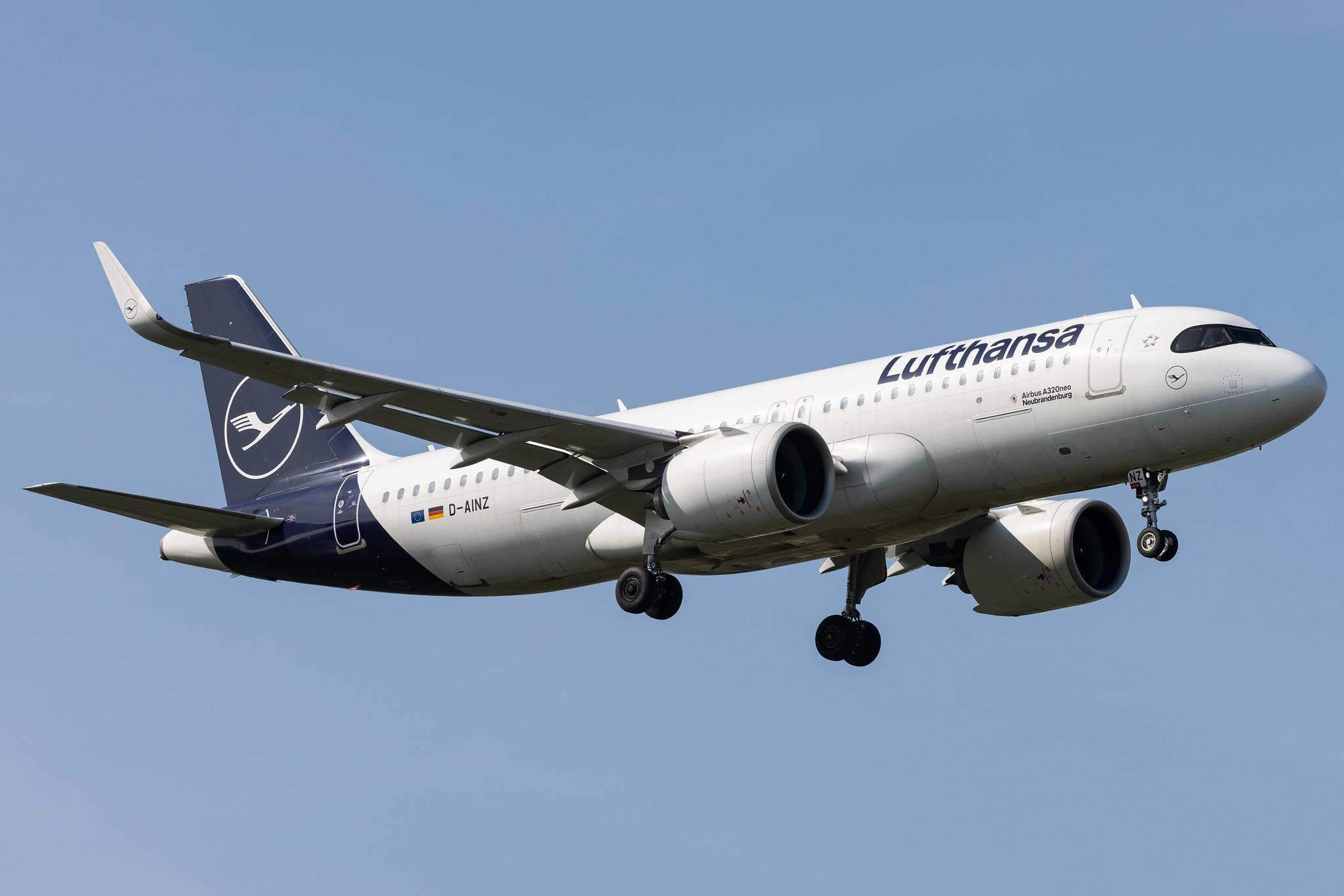 London Heathrow: Lufthansa (LH / DLH) |  Airbus A320-271N A20N | D-AINZ | MSN 9442