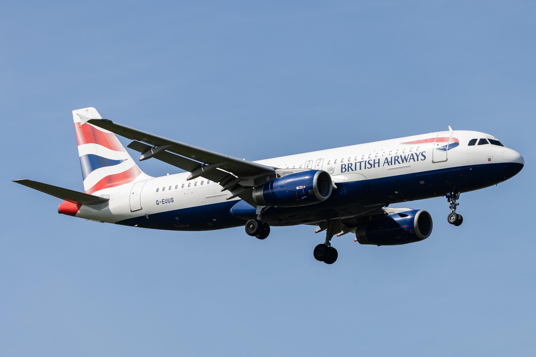 London Heathrow: British Airways (BA / BAW) |  Airbus A320-232 A320 | G-EUUS | MSN 3301