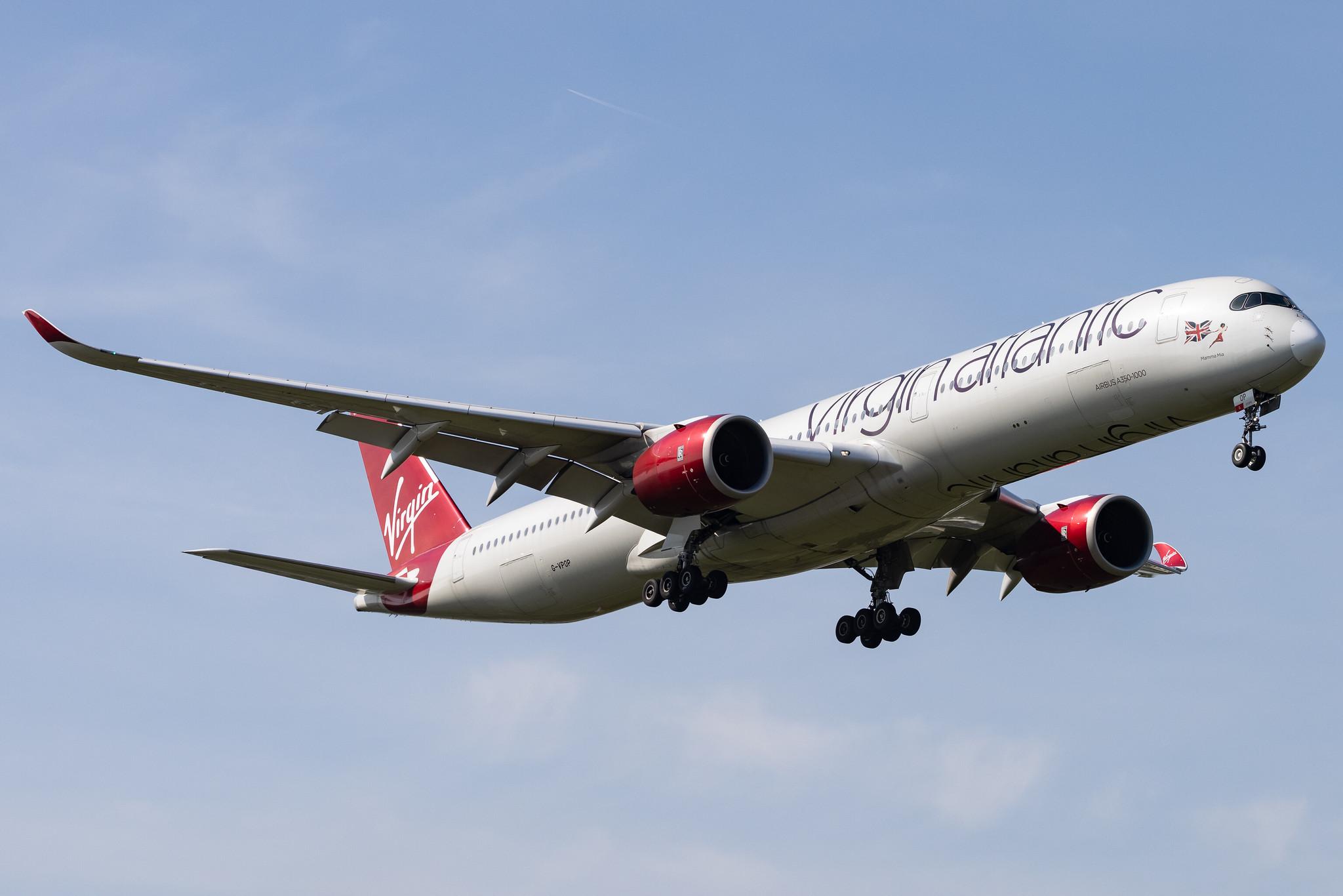London Heathrow: Virgin Atlantic (VS / VIR) |  Airbus A350-1041 A35K | G-VPOP | MSN 298