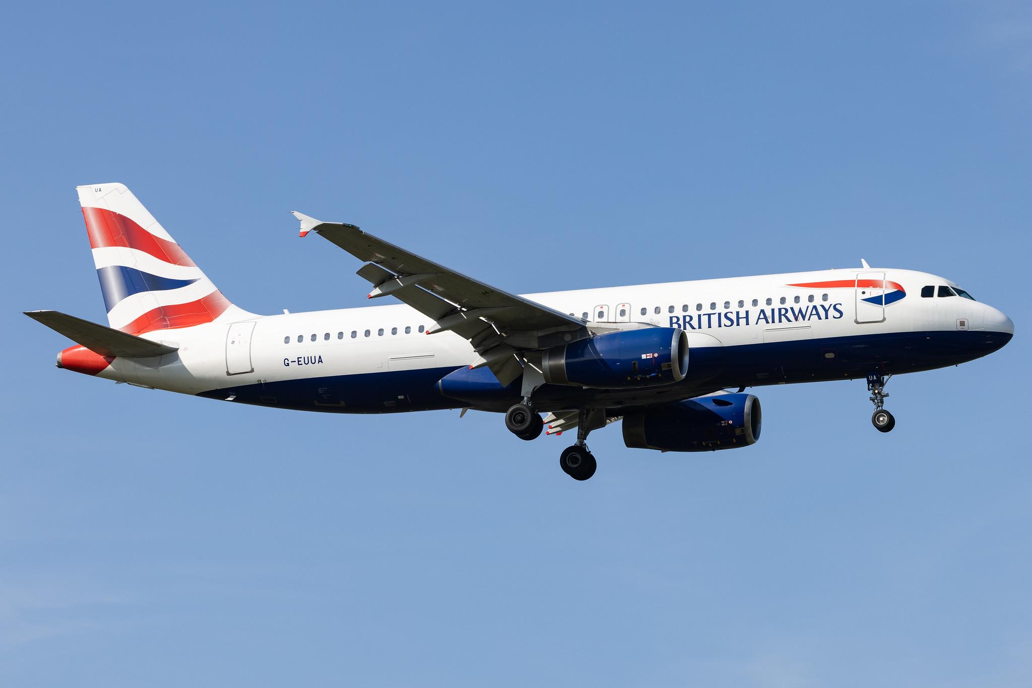 London Heathrow: British Airways (BA / BAW) |  Airbus A320-232 A320 | G-EUUA | MSN 1661