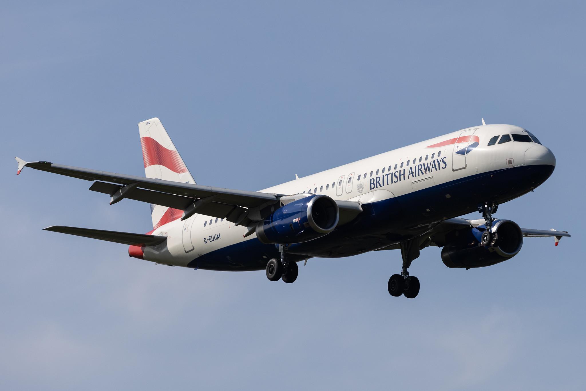 London Heathrow: British Airways (BA / BAW) |  Airbus A320-232 A320 | G-EUUM | MSN 1907