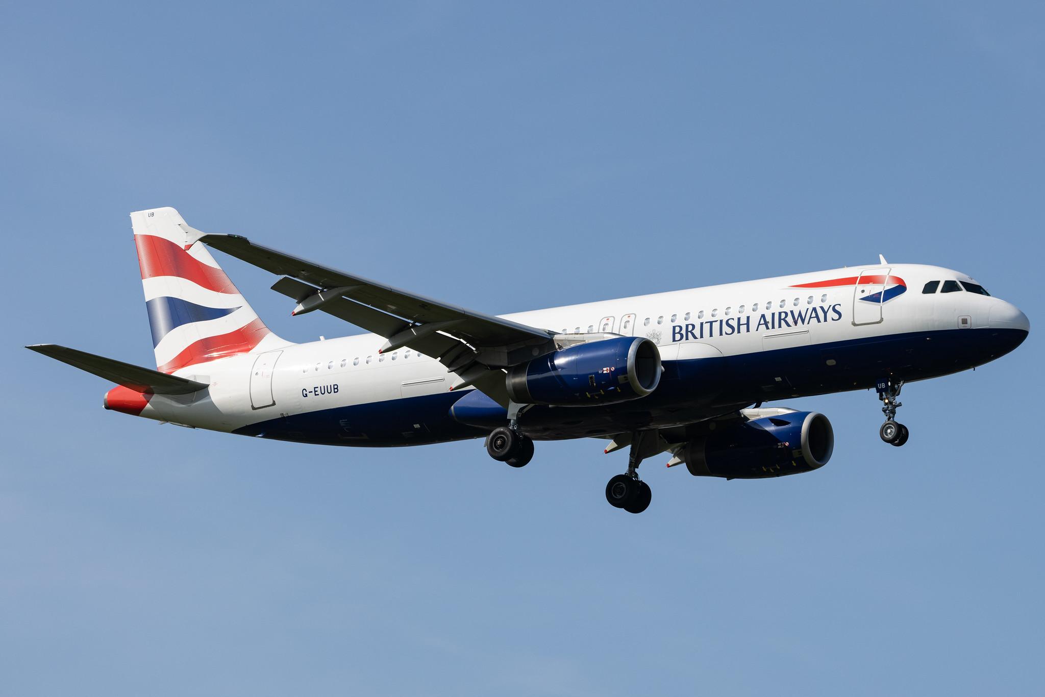 London Heathrow: British Airways (BA / BAW) |  Airbus A320-232 A320 | G-EUUB | MSN 1689