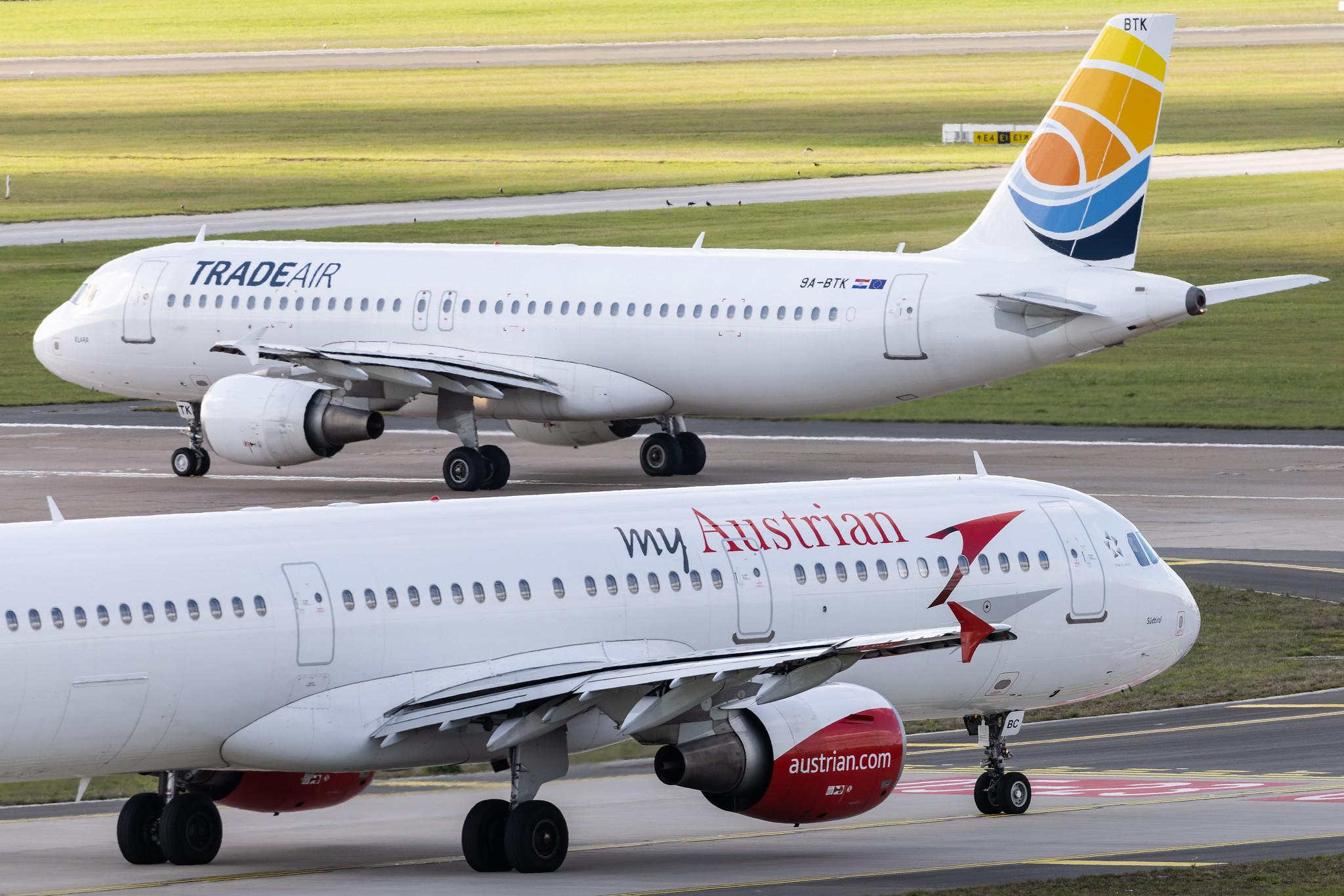 Hamburg Airport: Trade Air (C3 / TDR) | Airbus A320-214 A320 | 9A-BTK | MSN 02569