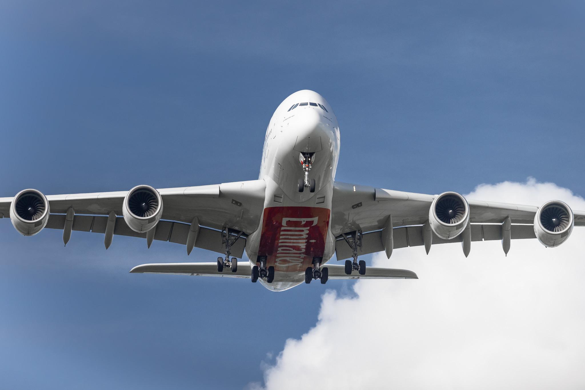 Hamburg Airport: Emirates (EK / UAE) | Airbus A380-861 A388 | A6-EOK | MSN 184