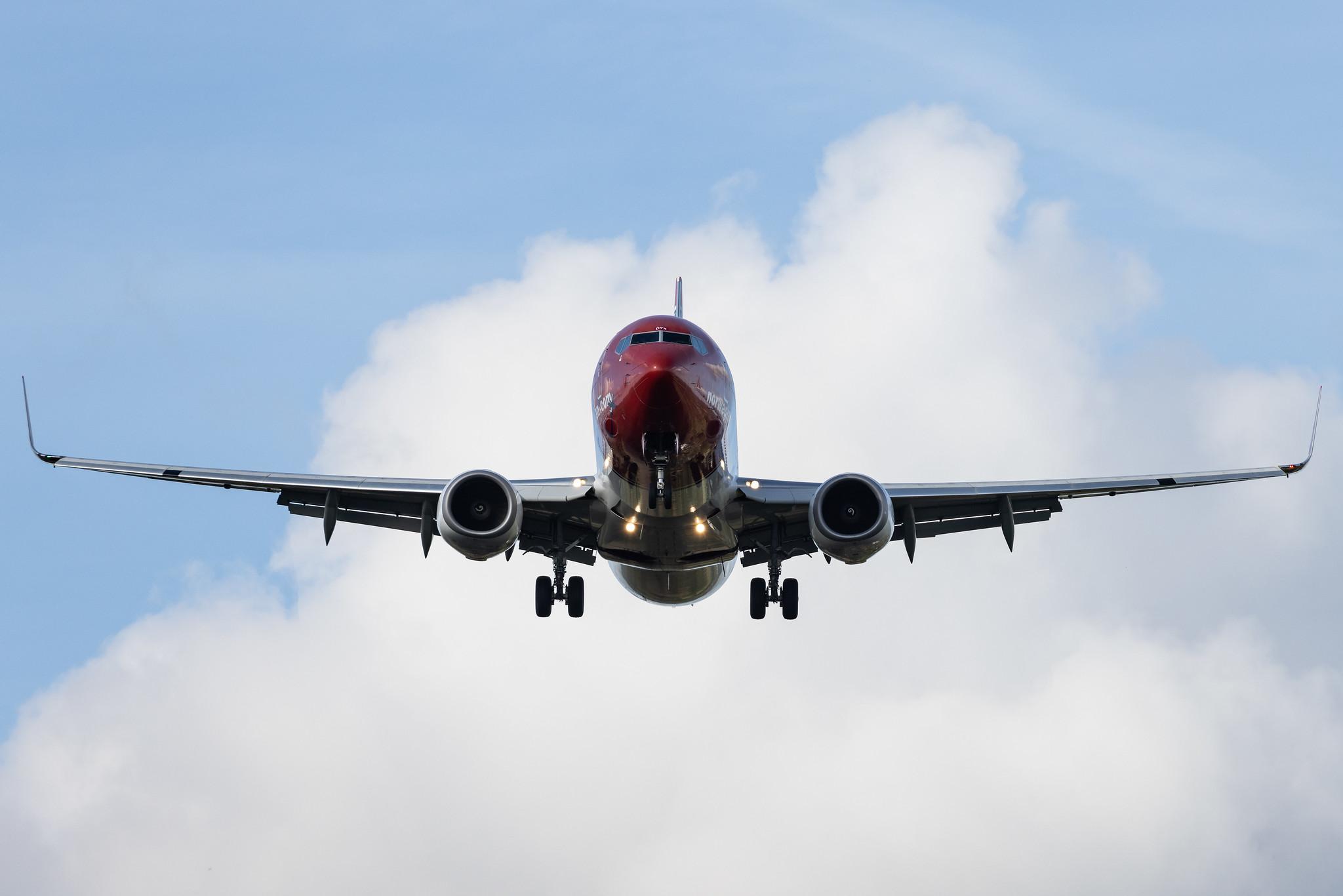 Hamburg Airport: Norwegian (DY / NAX) | Operator: Norwegian Air Shuttle AOC | Boeing 737-8JP B738 | LN-DYX | MSN 39011