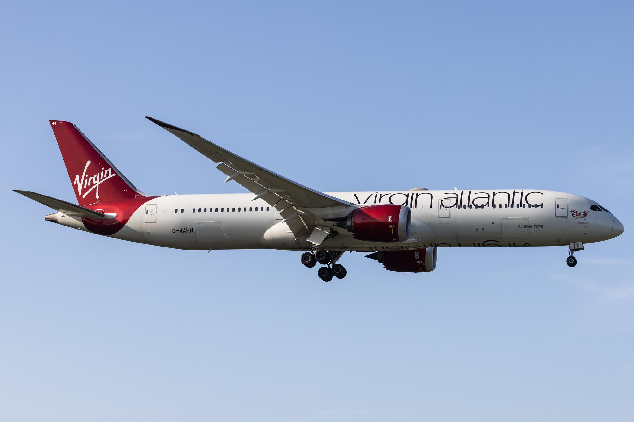 London Heathrow: Virgin Atlantic (VS / VIR) |  Boeing 787-9 Dreamliner B789 | G-VAHH | MSN 37967