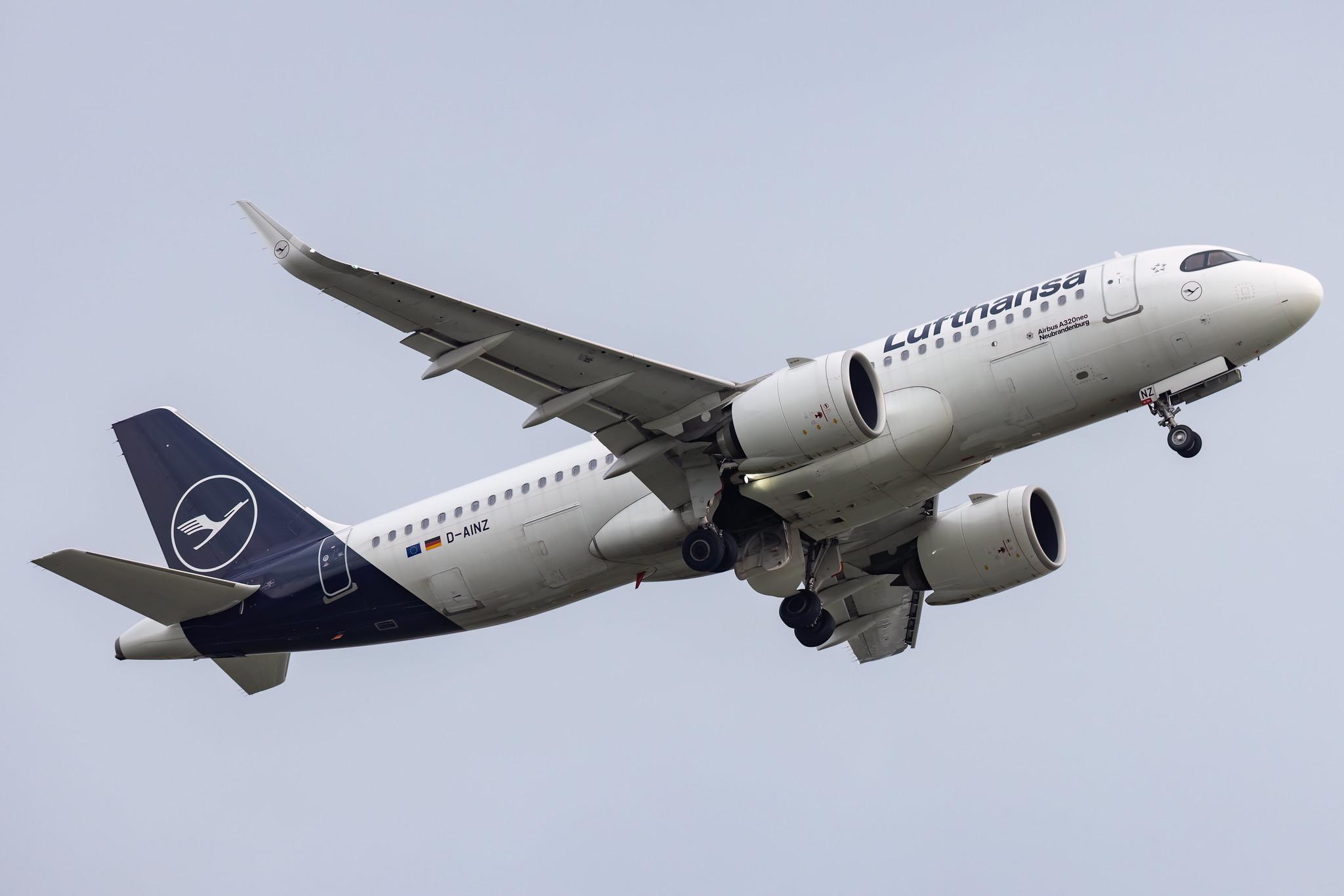 Hamburg Airport: Lufthansa (LH / DLH) | Airbus A320-271N A20N | D-AINZ | MSN 9442