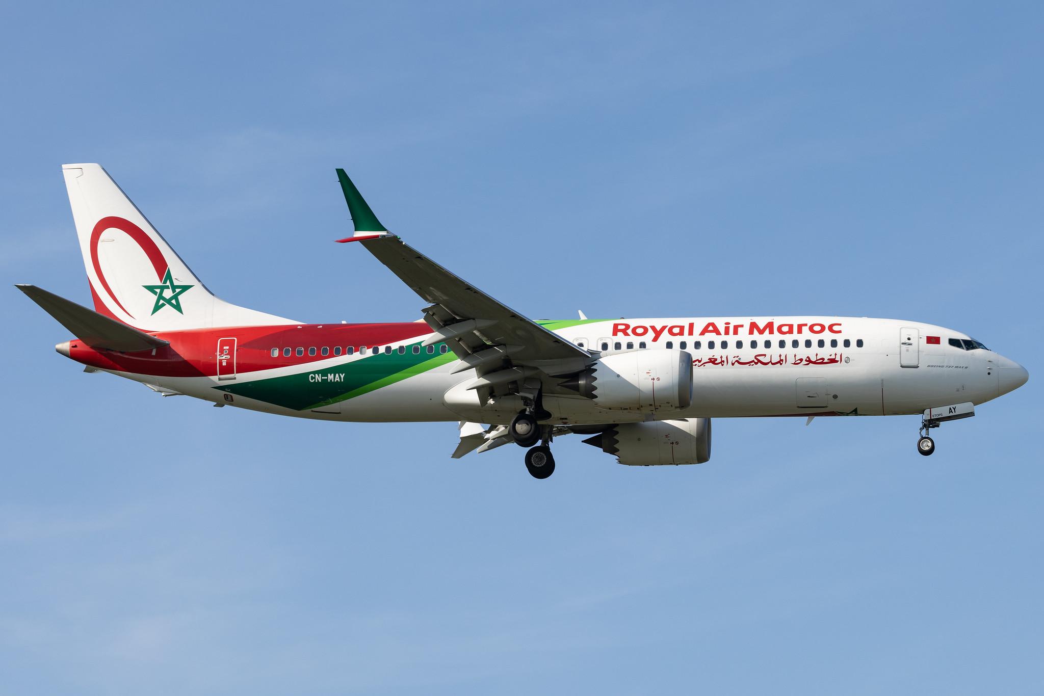 London Heathrow: Royal Air Maroc (AT / RAM) |  Boeing 737 MAX 8 B38M | CN-MAY | MSN 60011