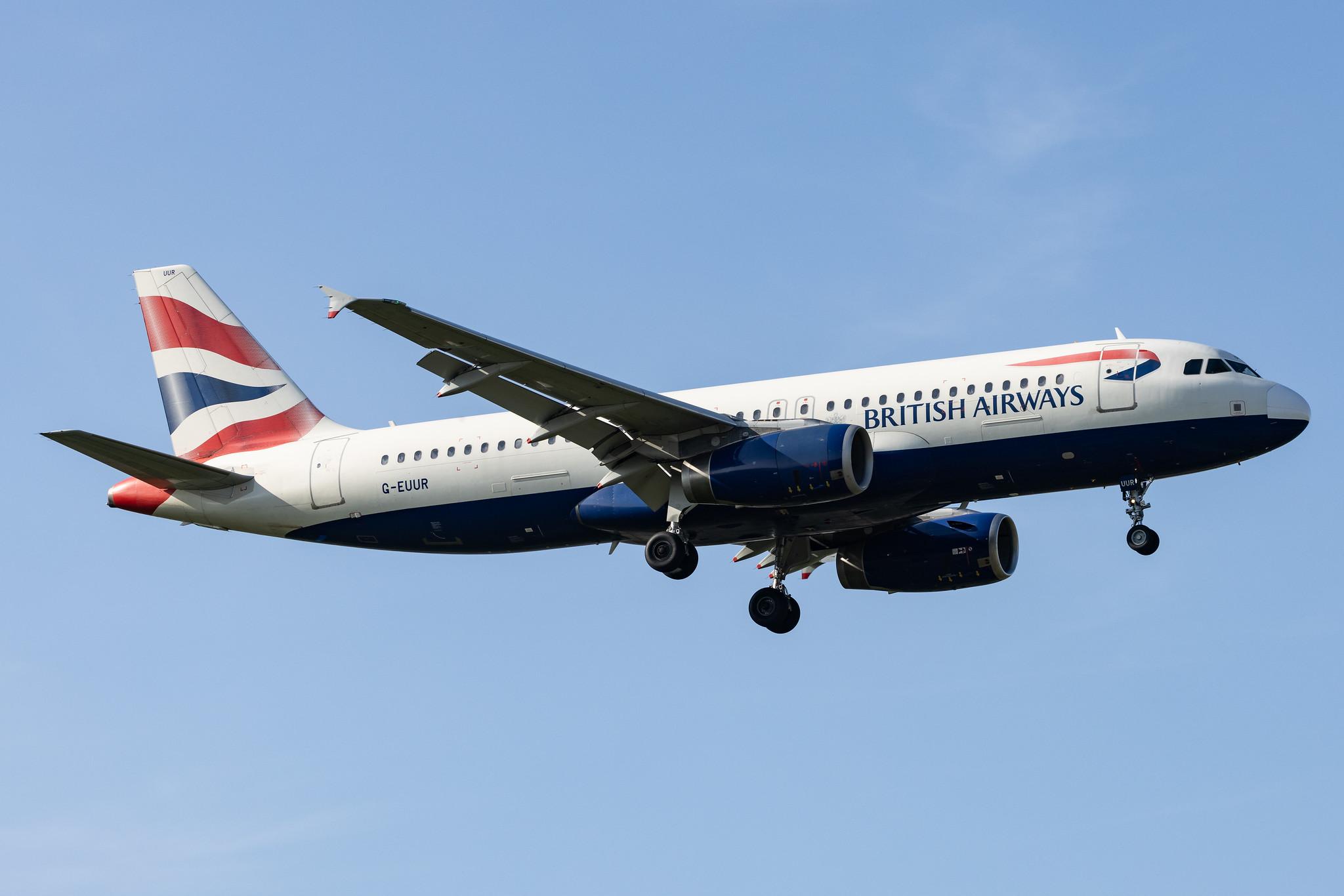 London Heathrow: British Airways (BA / BAW) |  Airbus A320-232 A320 | G-EUUR | MSN 2040