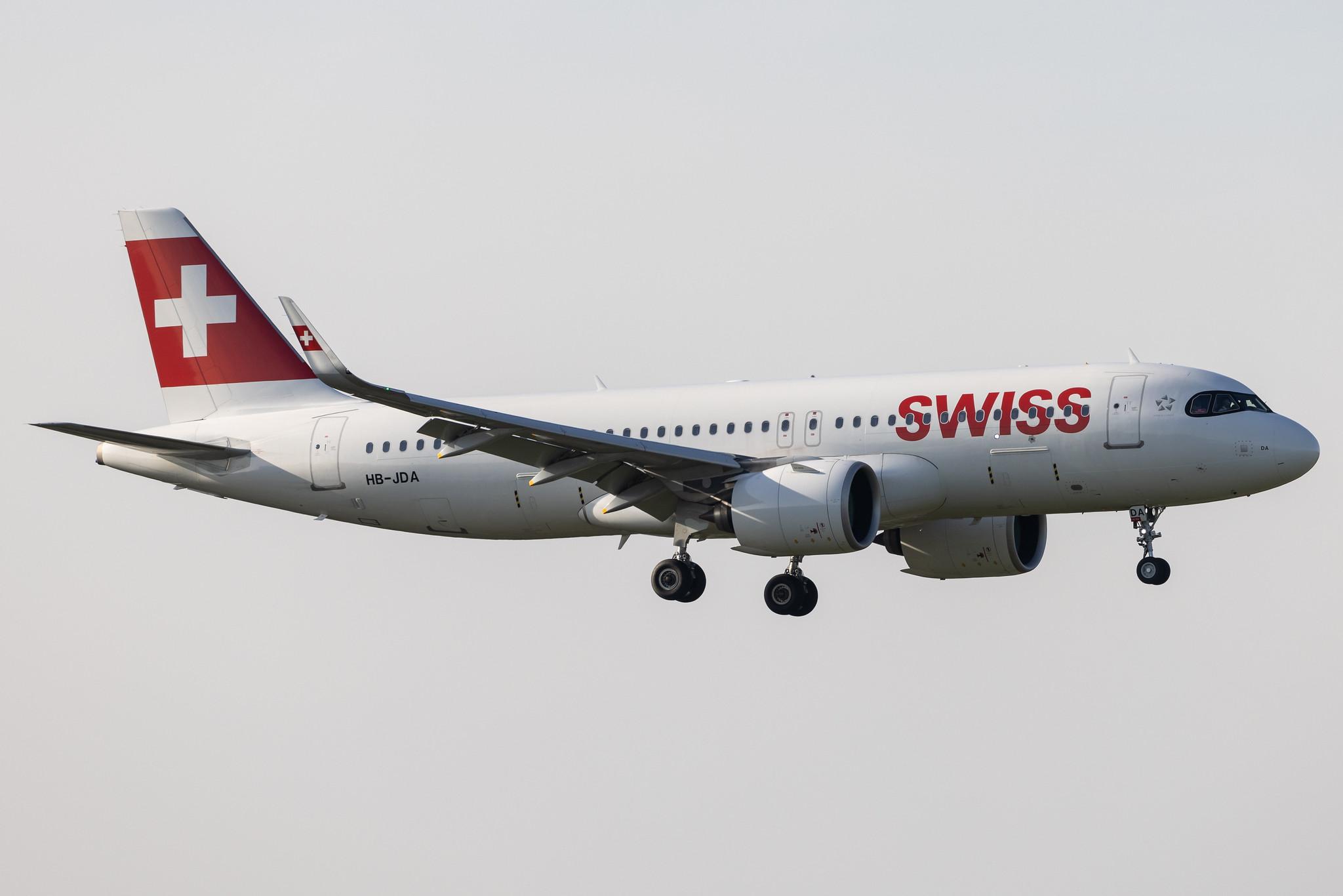London Heathrow: Swiss (LX / SWR) |  Airbus A320-271N A20N | HB-JDA | MSN 9246