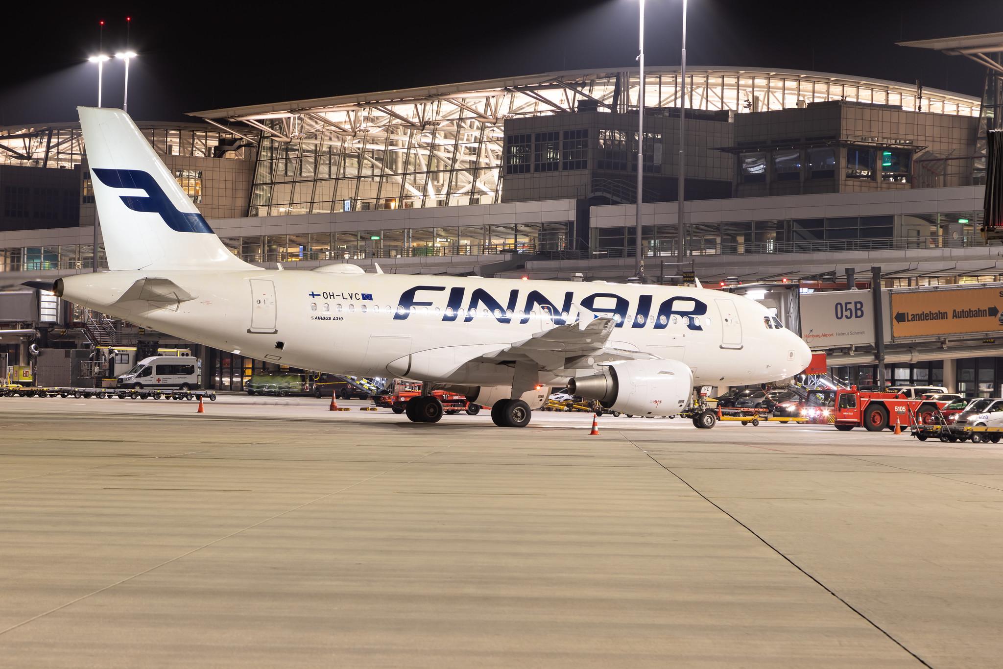 Hamburg Airport: Finnair (AY / FIN) | Airbus A319-112 A319 | OH-LVC | MSN 1309