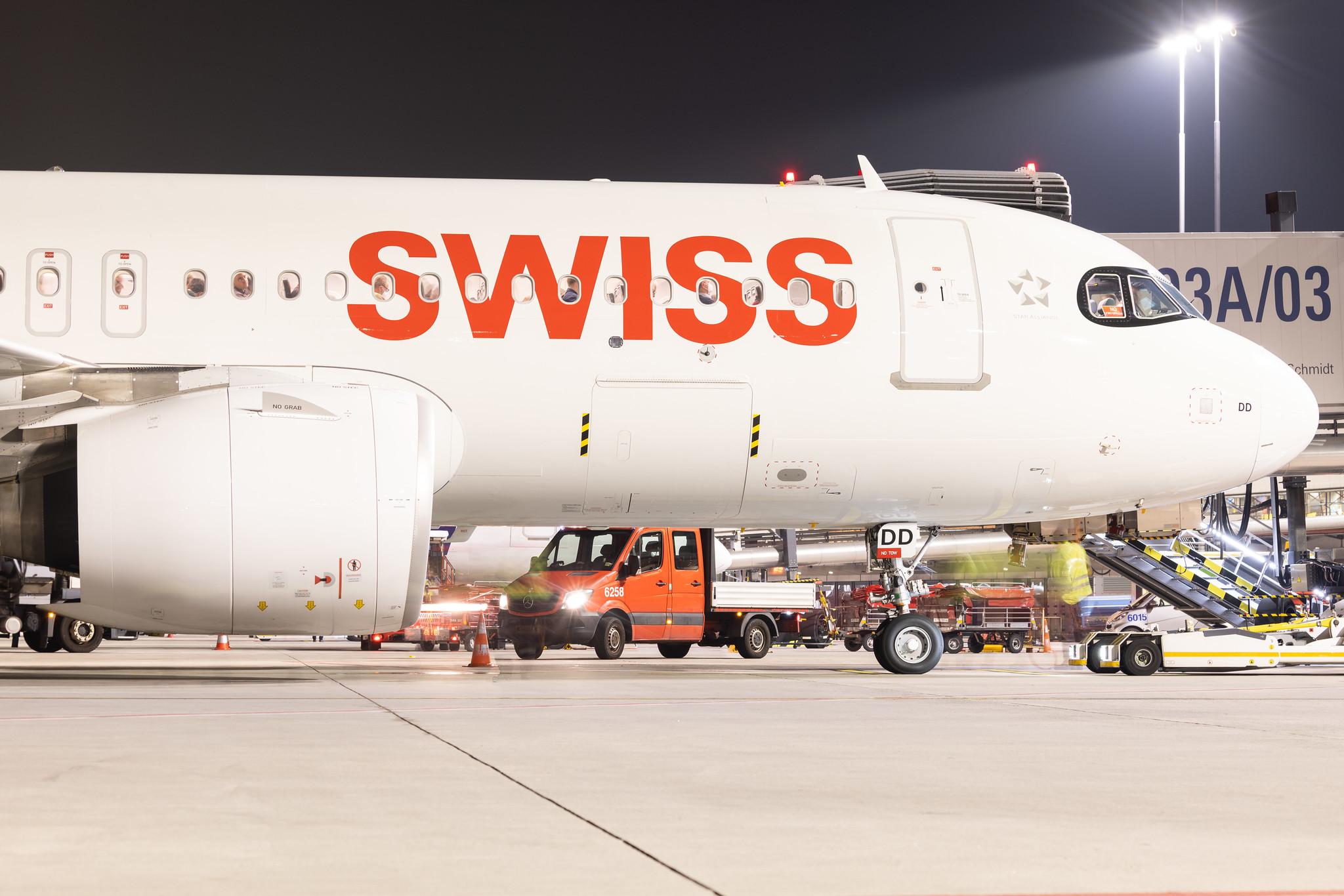 Hamburg Airport: Swiss (LX / SWR) | Airbus A320-271N A20N | HB-JDD | MSN 10944