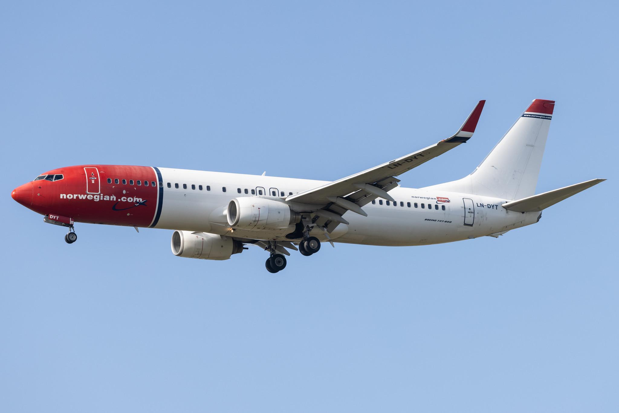 Flughafen Berlin Brandenburg: Norwegian (DY / NOZ) | Operator: Norwegian Air Shuttle AOC | Boeing 737-8JP B738 | LN-DYT | MSN 39048