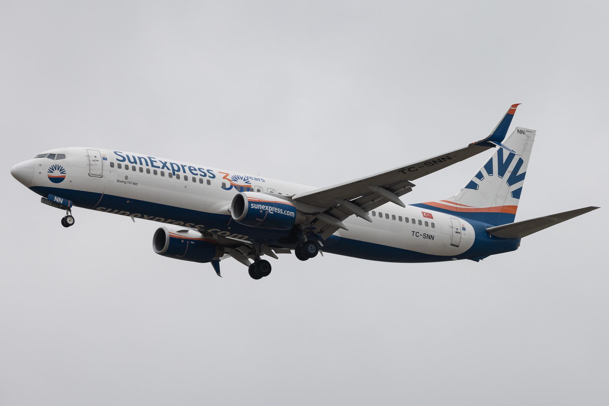 Flughafen Berlin Brandenburg: SunExpress (XQ / SXS) | Boeing 737-8HC B738 | TC-SNN | MSN 40775