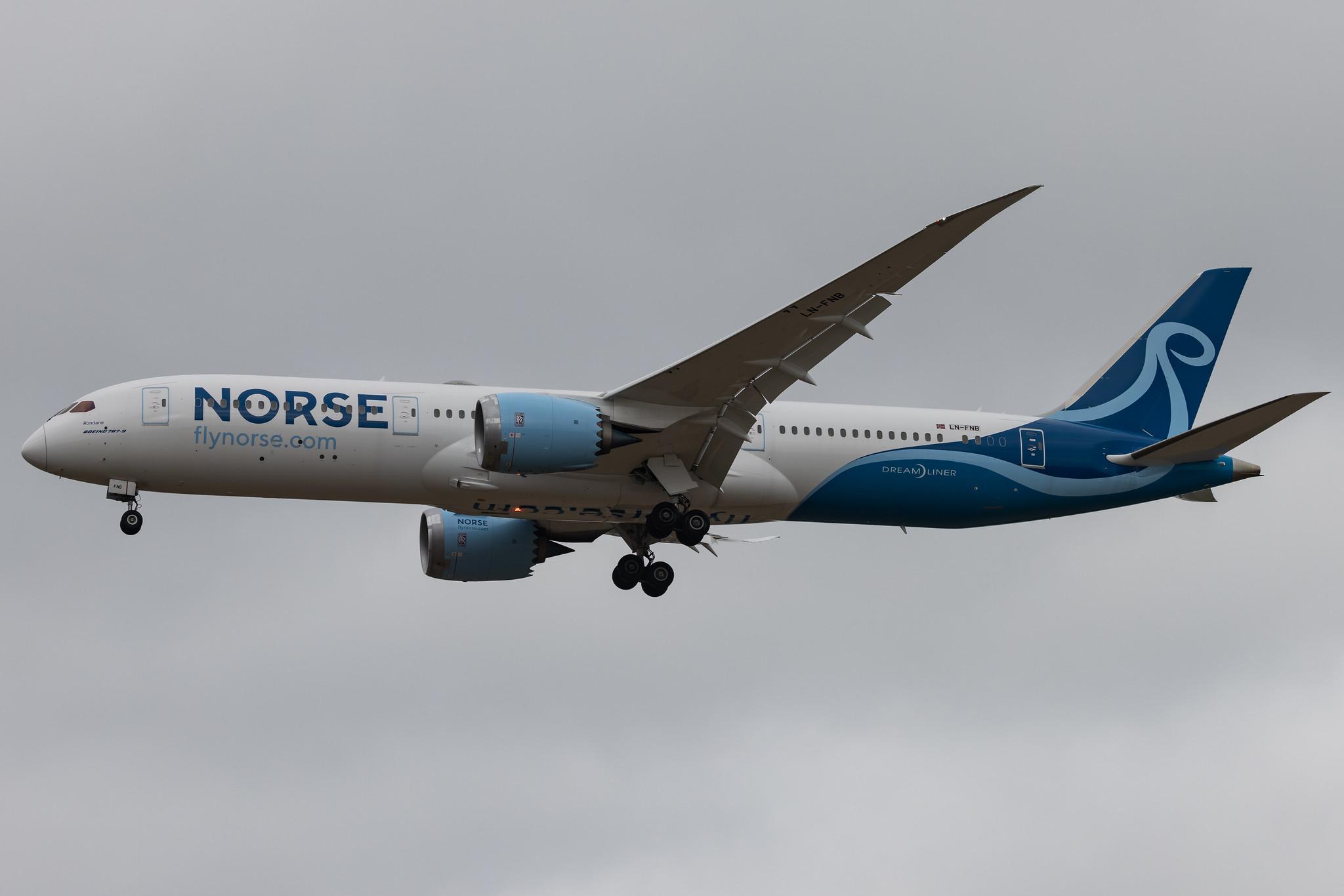 Flughafen Berlin Brandenburg: Norse Atlantic Airways (N0 / NBT) | Boeing 787-9 Dreamliner B789 | LN-FNB | MSN 63346