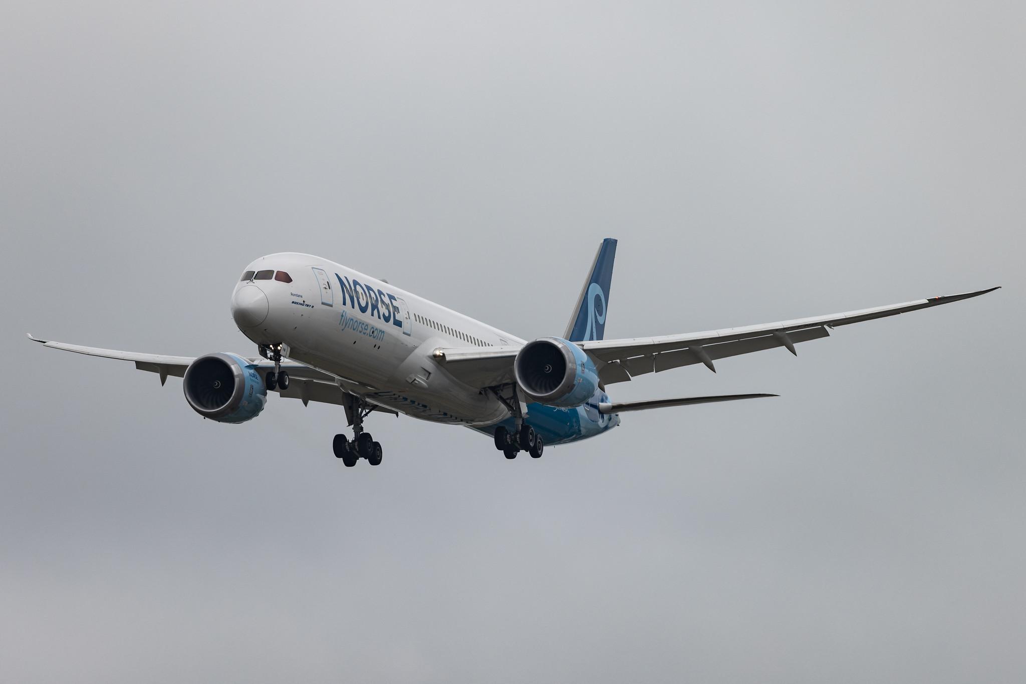 Flughafen Berlin Brandenburg: Norse Atlantic Airways (N0 / NBT) | Boeing 787-9 Dreamliner B789 | LN-FNB | MSN 63346