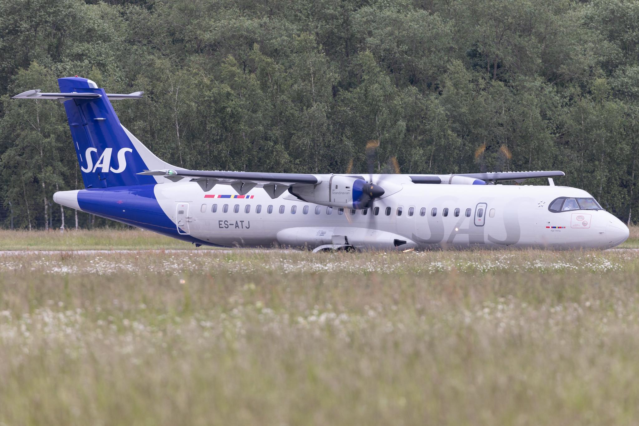 Hamburg Airport: SAS (SK / SAS) | Operator: Xfly | ATR 72-600 AT76 | ES-ATJ | MSN 1056