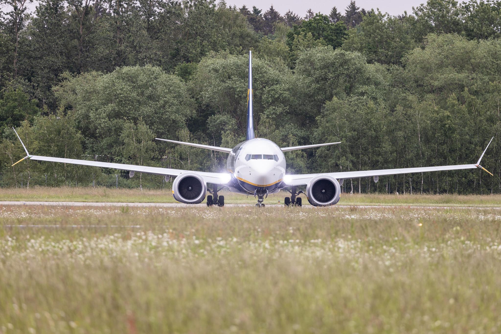 Hamburg Airport: Ryanair (FR / RYR) | Boeing 737 MAX 8-200 B38M | EI-HGE | MSN 62311
