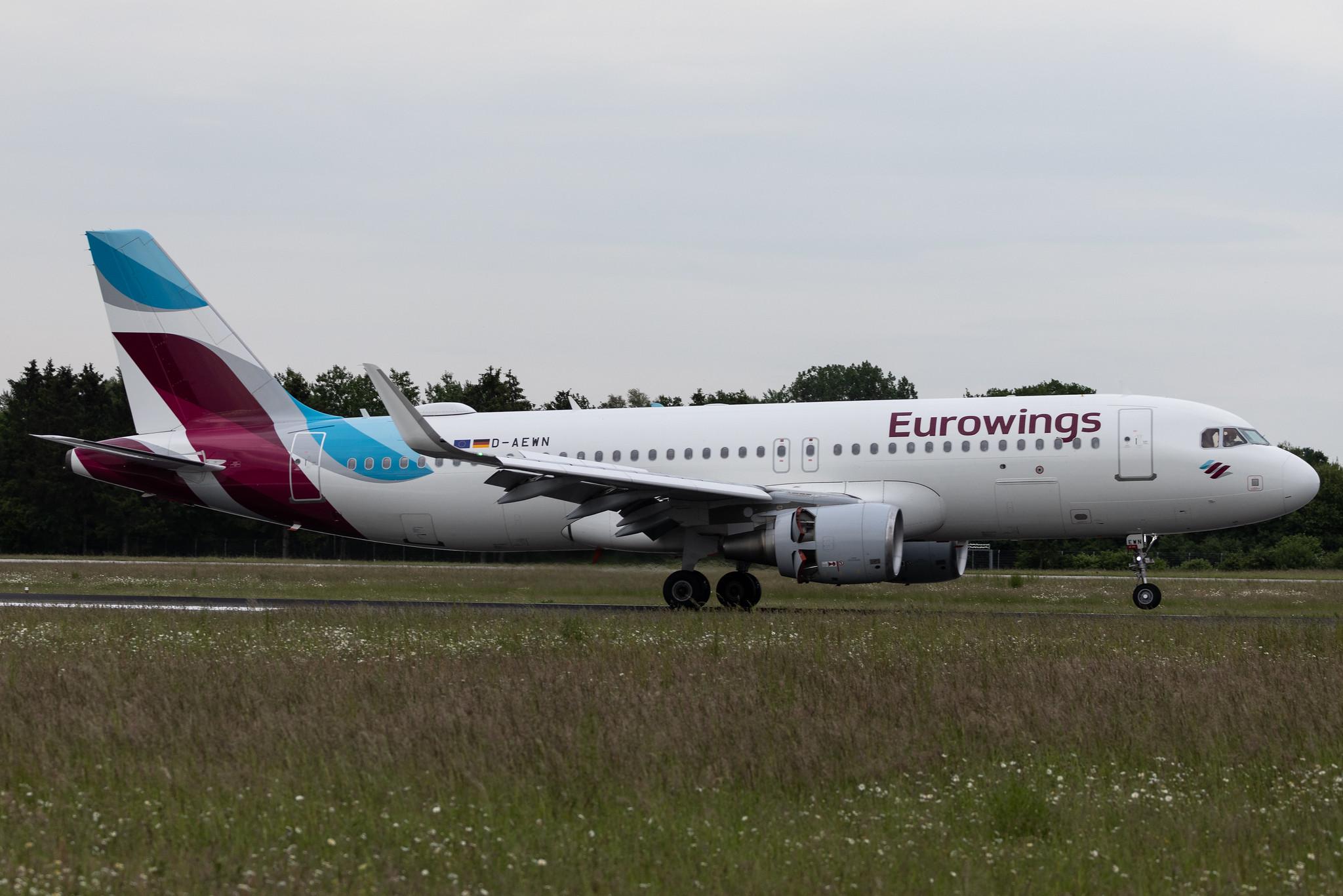 Hamburg Airport: Eurowings (EW / EWG) | Airbus A320-214 A320 | D-AEWN | MSN 7393