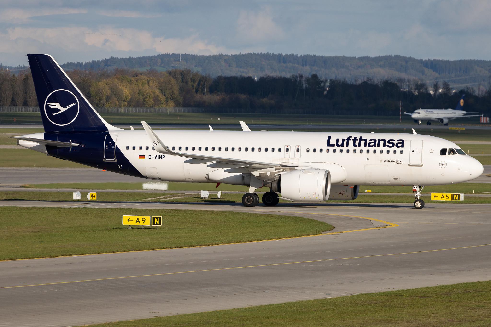 Munich Airport: Lufthansa (LH / DLH) | Airbus A320-271N A20N | D-AINP | MSN 8622