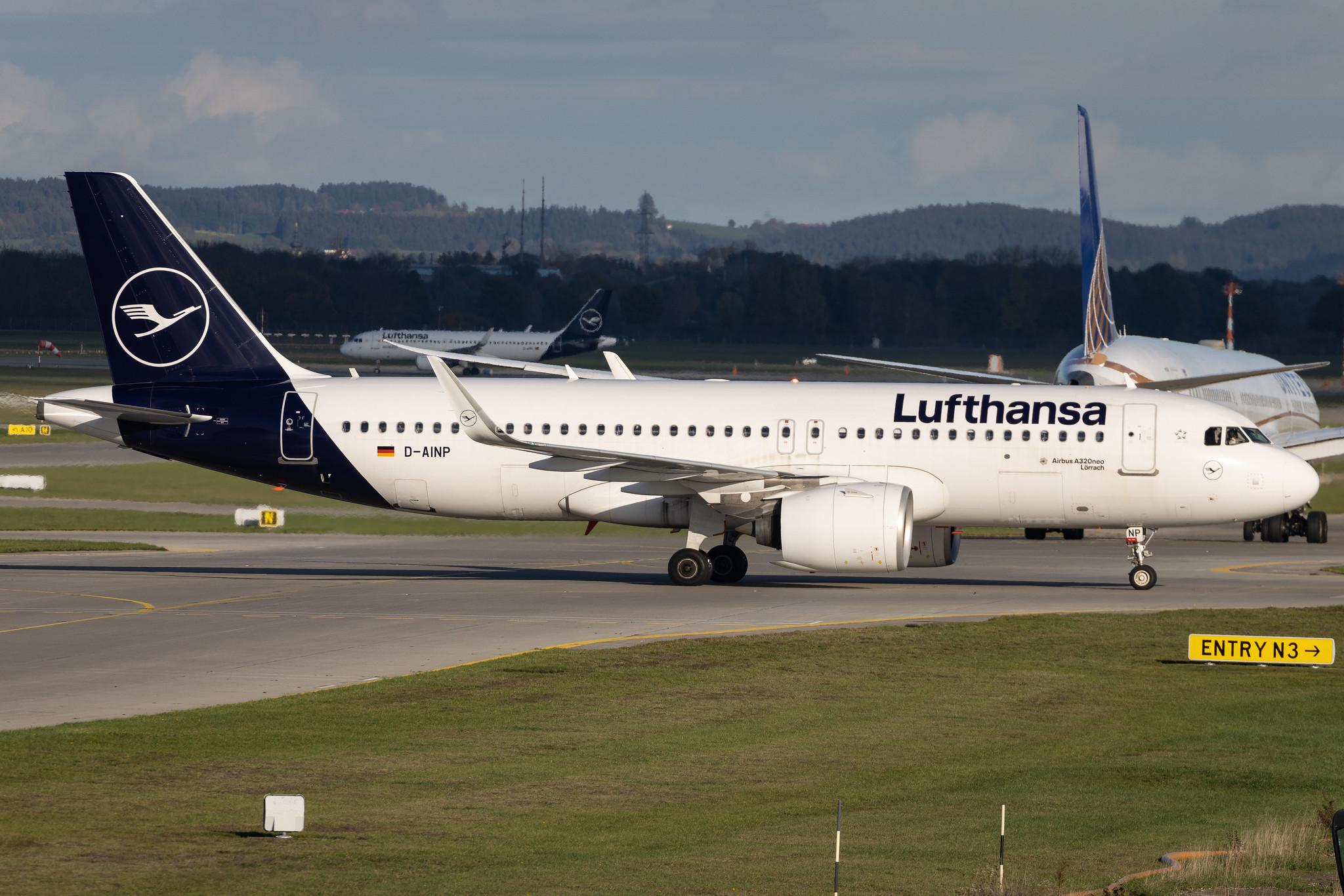 Munich Airport: Lufthansa (LH / DLH) | Airbus A320-271N A20N | D-AINP | MSN 8622
