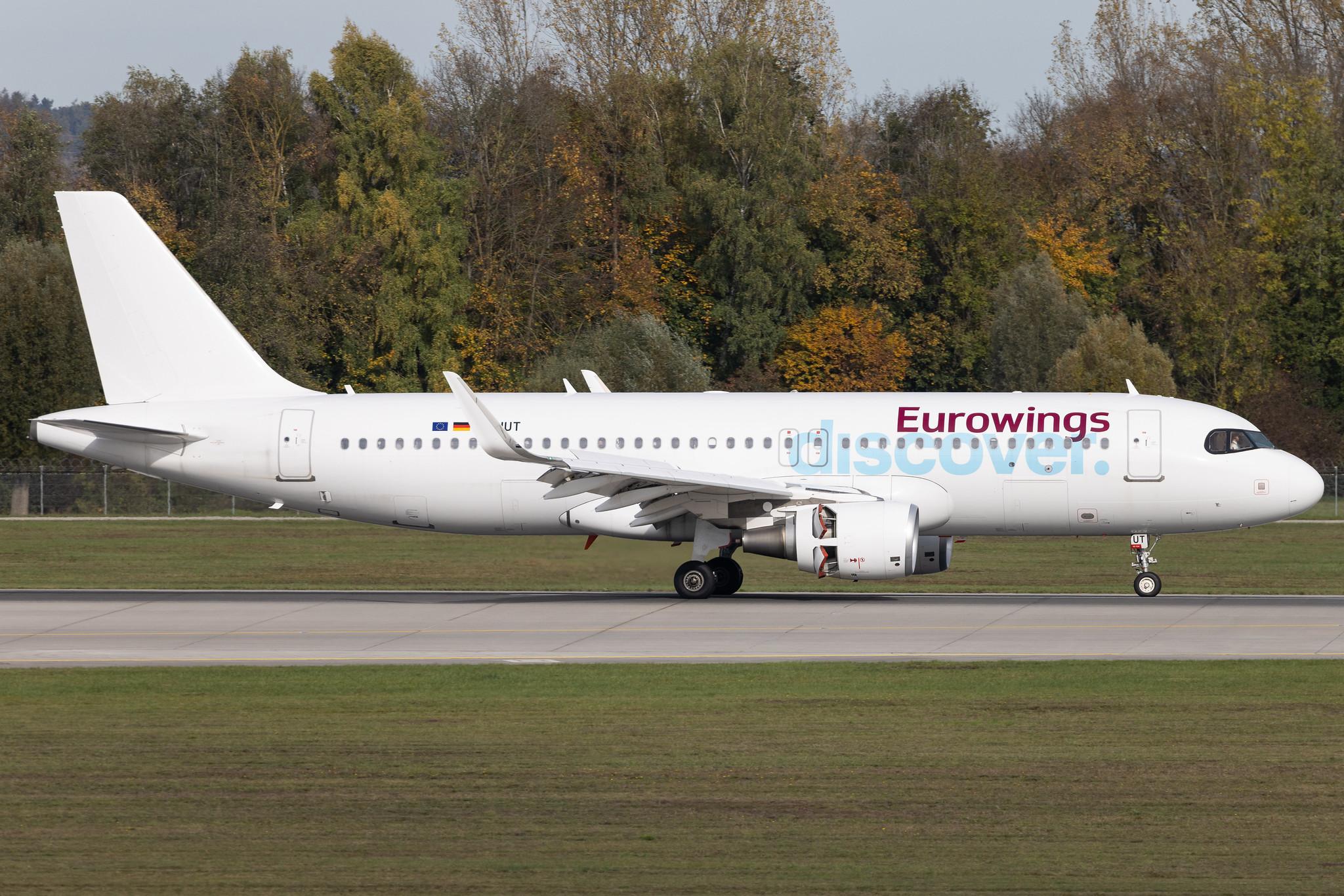 Munich Airport: Eurowings Discover (4Y / OCN) | Airbus A320-214 A320 | D-AIUT | MSN 7115