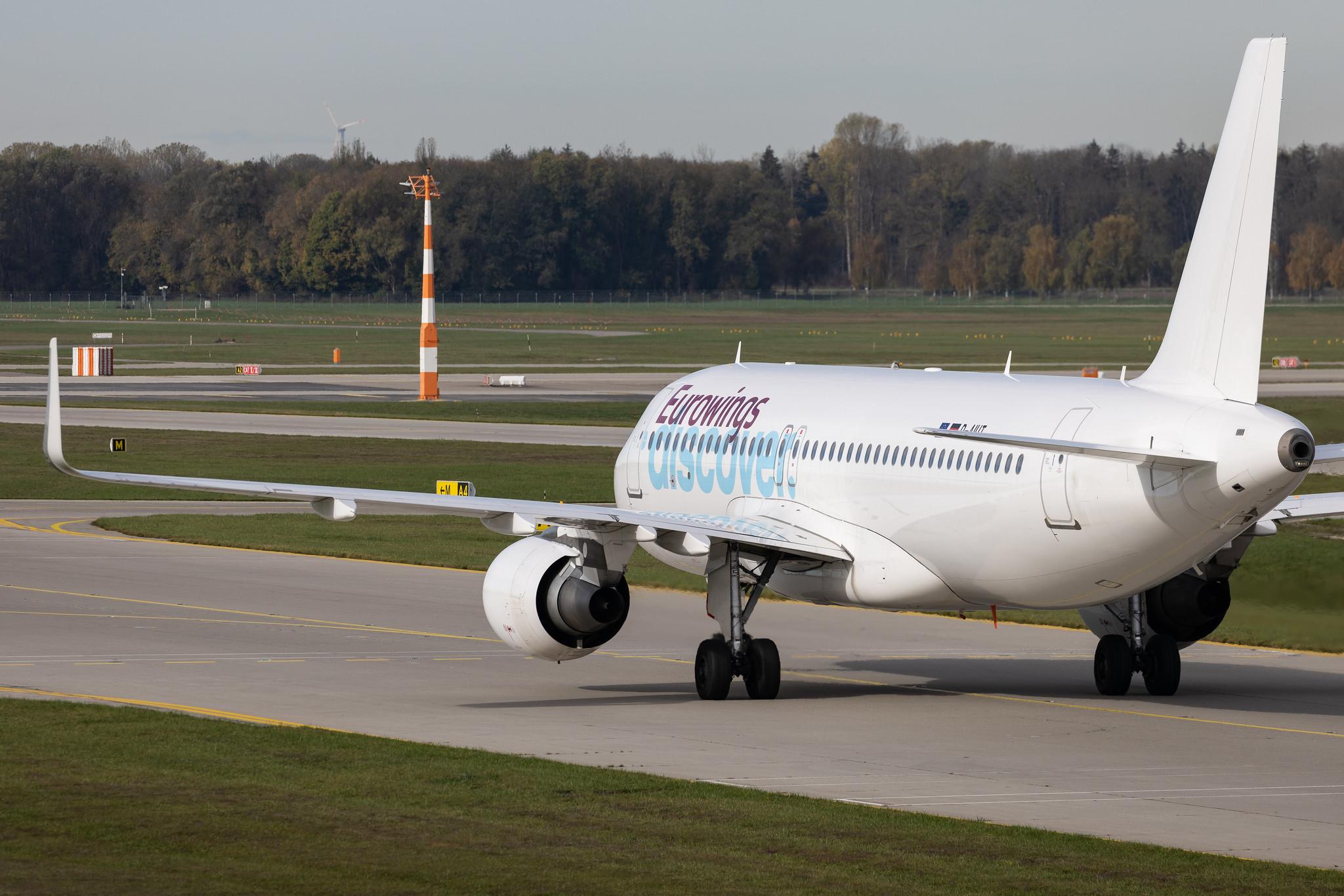 Munich Airport: Eurowings Discover (4Y / OCN) | Airbus A320-214 A320 | D-AIUT | MSN 7115