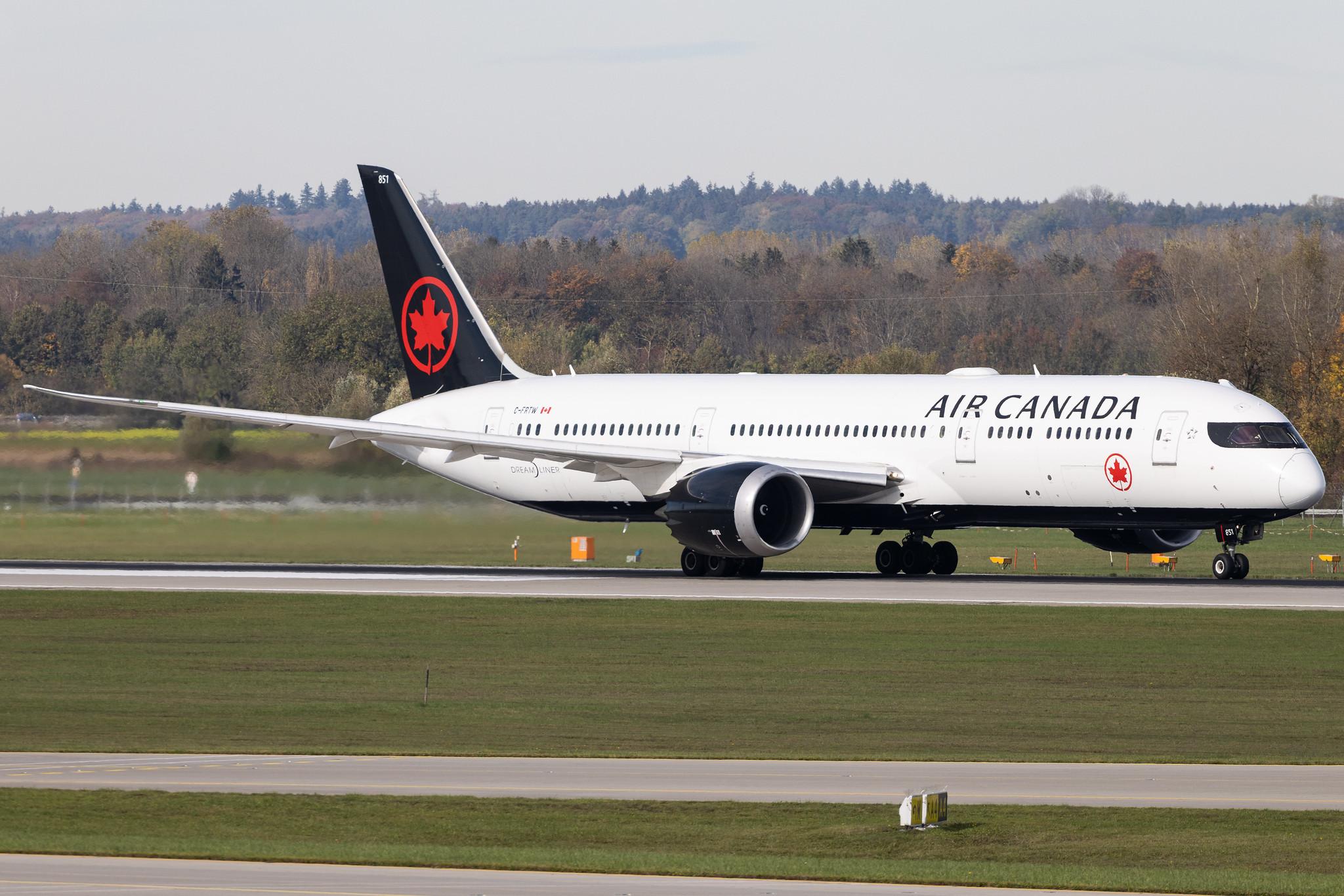 Munich Airport: Air Canada (AC / ACA) | Boeing 787-9 Dreamliner B789 | C-FRTW | MSN 37179