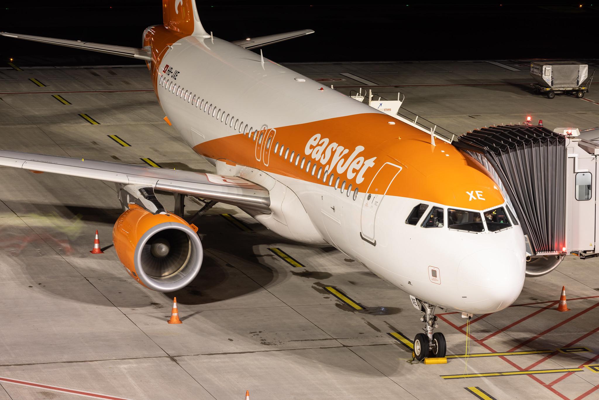 Hamburg Airport: easyJet (U2 / EZY) | Operator: easyJet Switzerland | Airbus A320-214 A320 | HB-JXE | MSN 5785