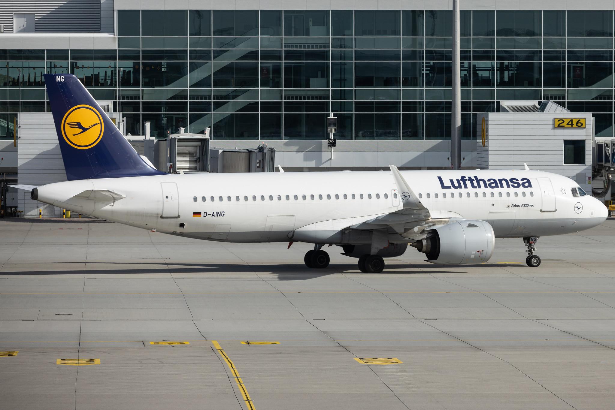 Munich Airport: Lufthansa (LH / DLH) | Airbus A320-271N A20N | D-AING | MSN 7588