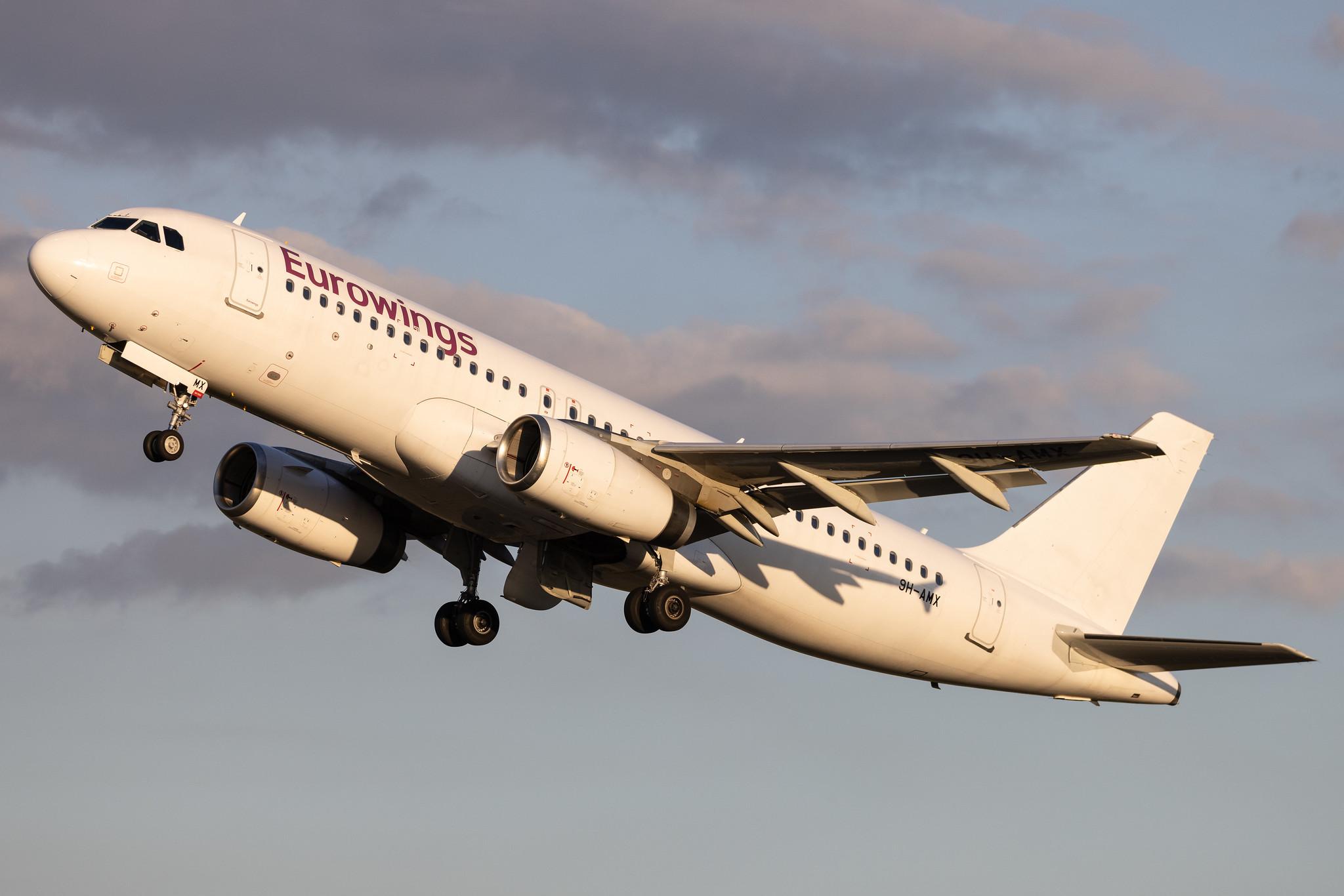 Hamburg Airport: Eurowings (EW / EWG) | Operator: Avion Express Malta | Airbus A320-232 A320 | 9H-AMX | MSN 04421
