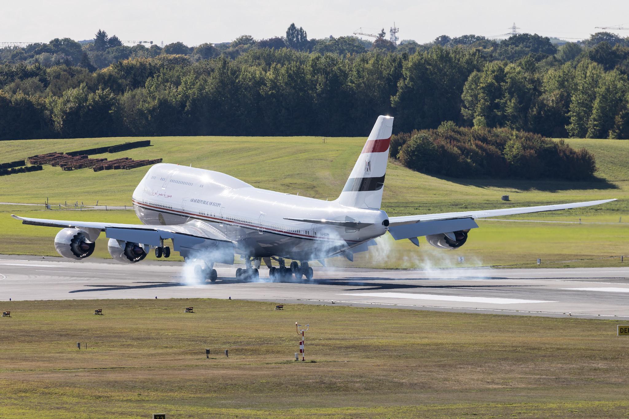 Hamburg Airport: Egypt Government | Boeing 747-830 B748 | SU-EGY | MSN 37826