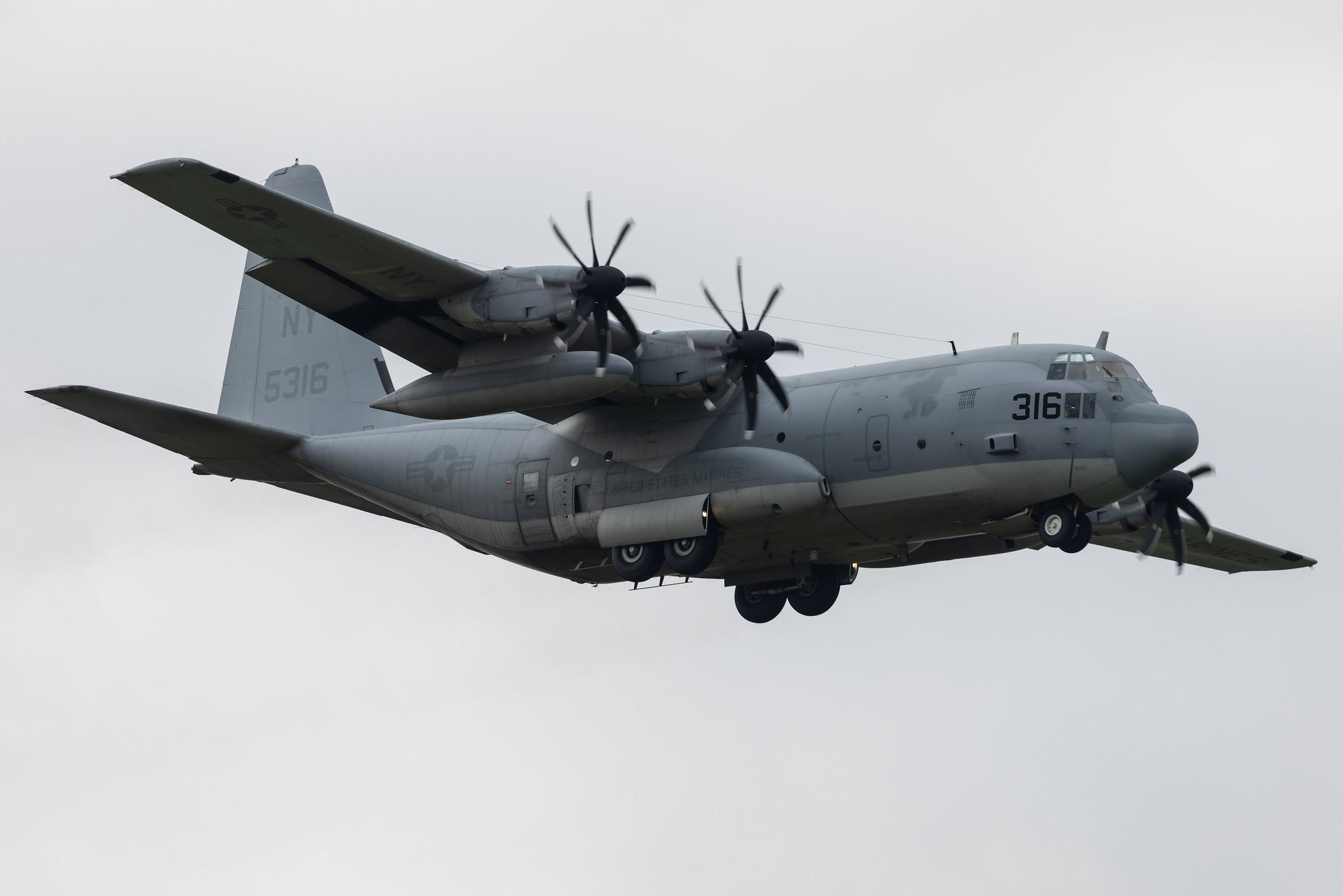 Ramstein Air Base: United States Air Force (USAF) | Lockheed C-130T Hercules (L-382) C130 | 16-5316 | MSN 382-5386