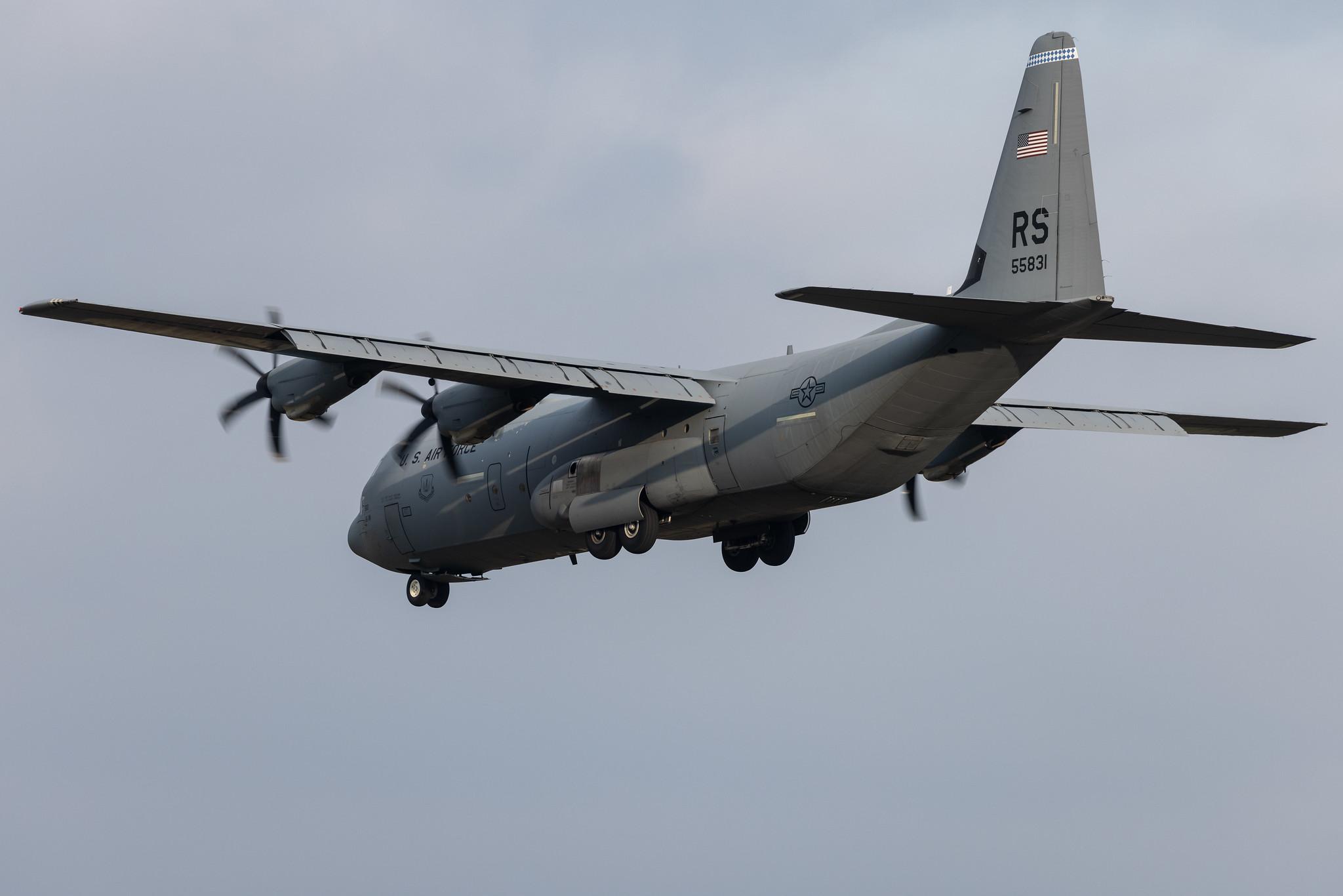 Ramstein Air Base: United States Air Force (USAF) | Lockheed Martin C-130J-30 Hercules C130 | 15-5831 | MSN 5831